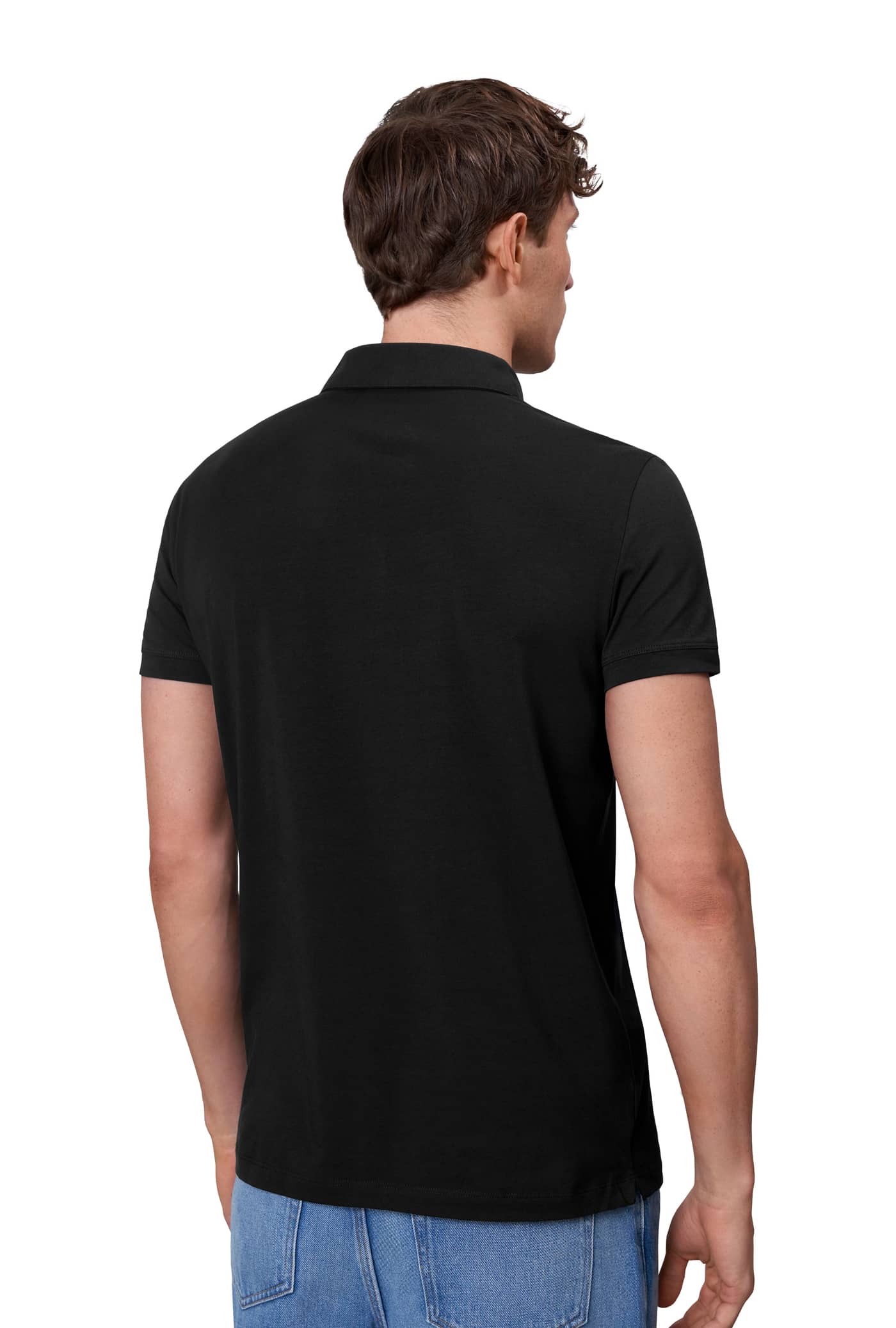 Business Poloshirt mit Jersey