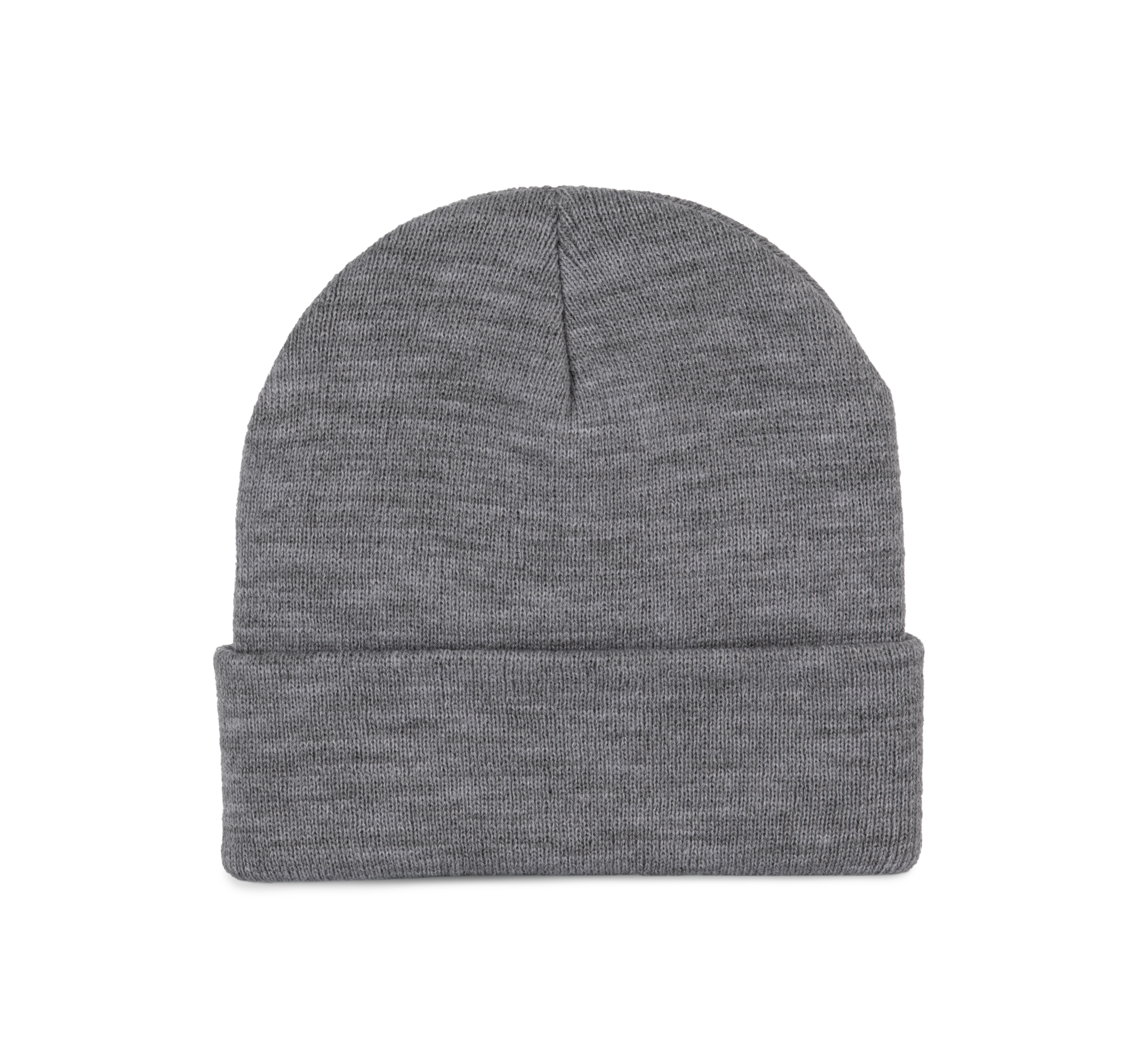 Recycelte Mütze mit Strickumschlag