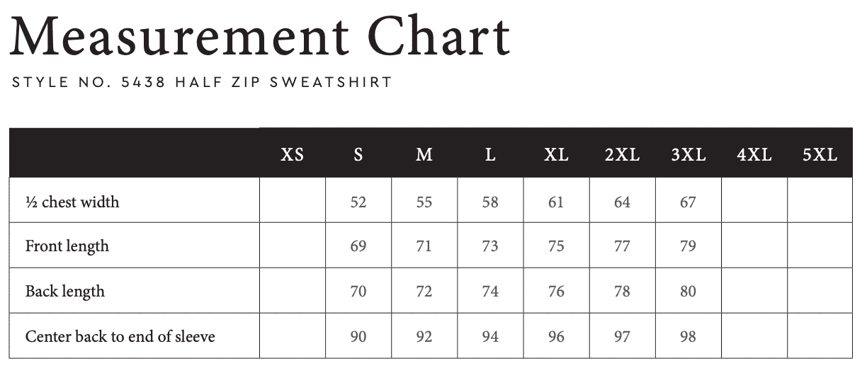 Half Zip Sweatshirt