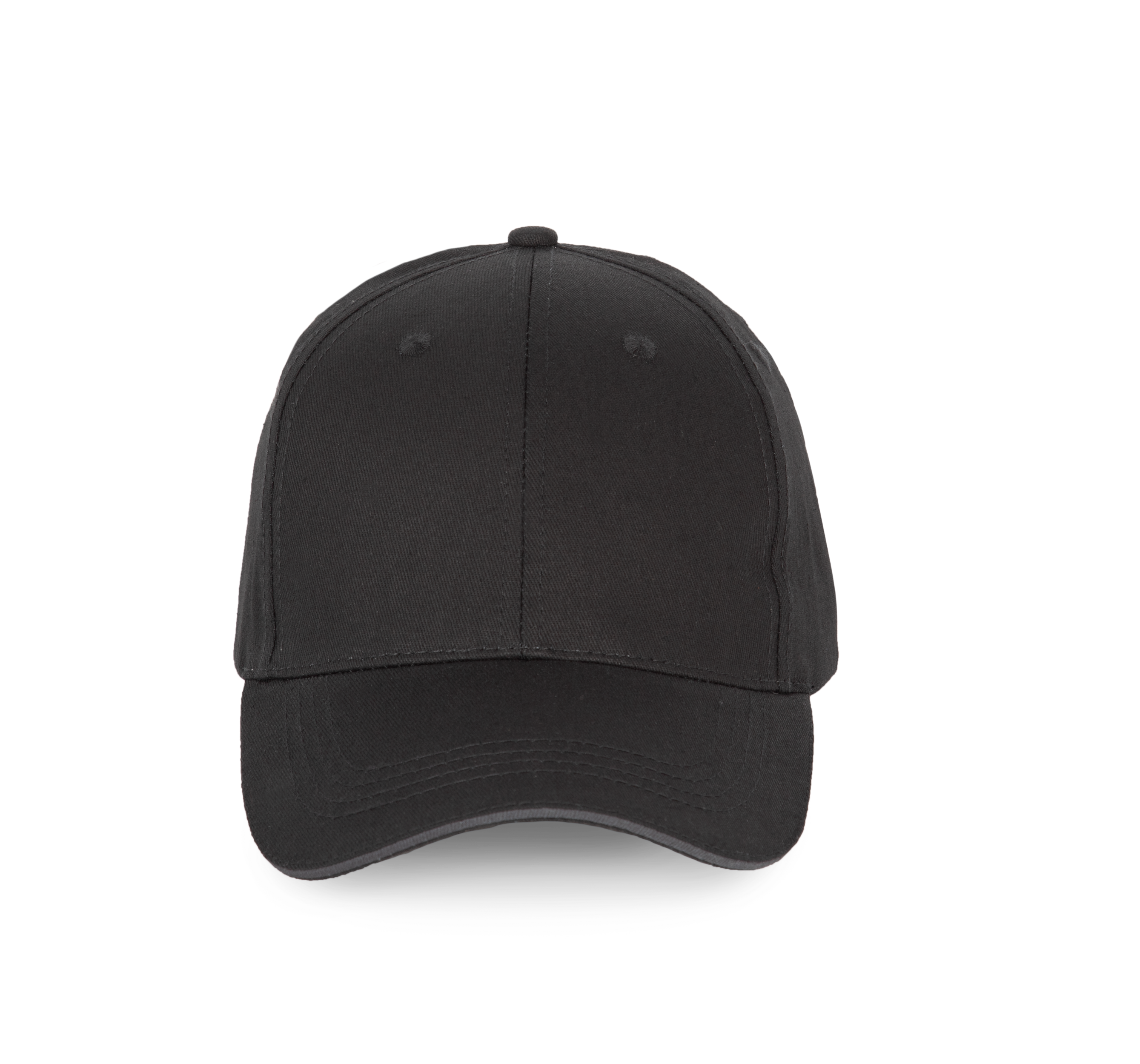 6-Panel-Kappe mit Kontrast-Sandwichschirm