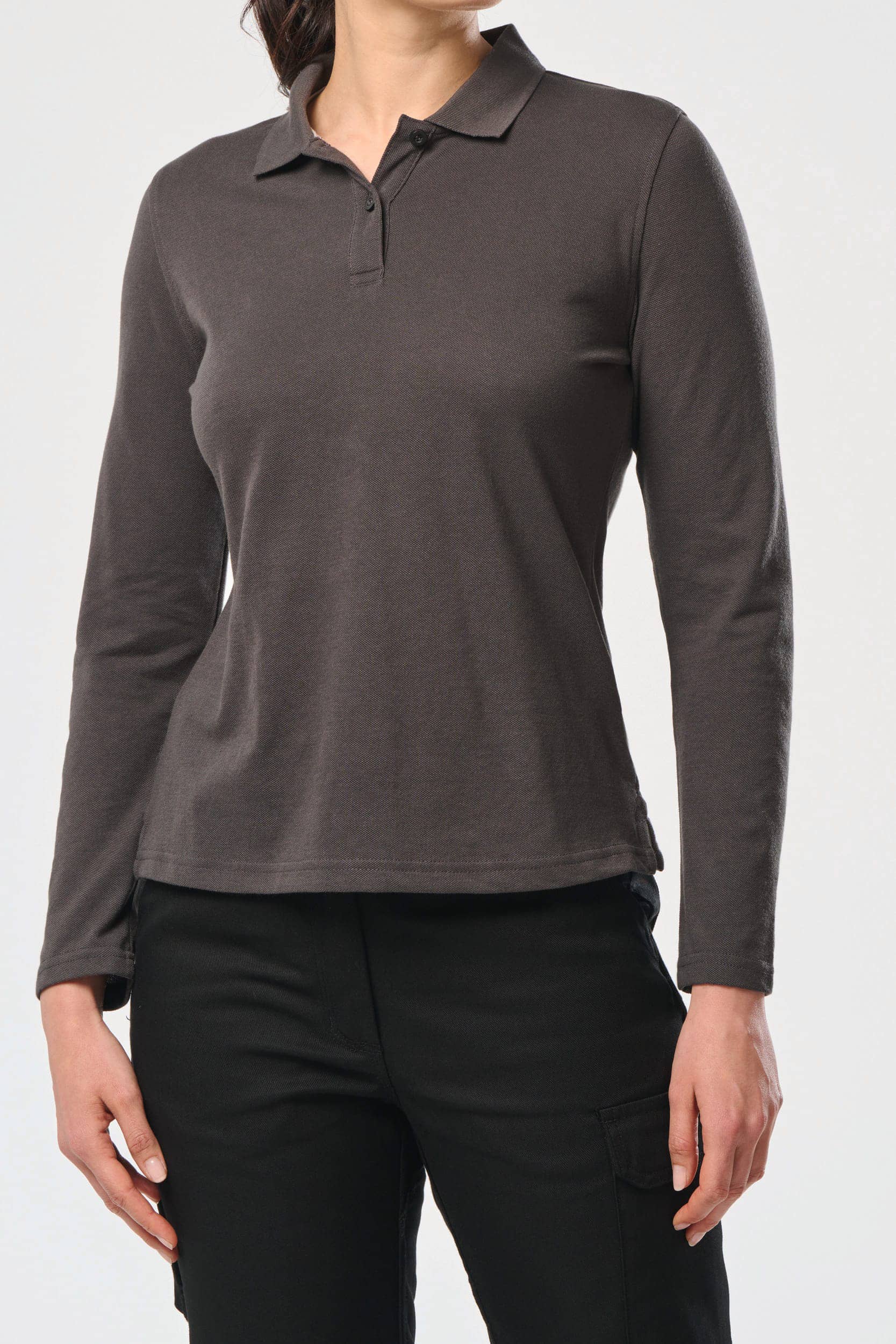 Langarm-Polohemd für Damen