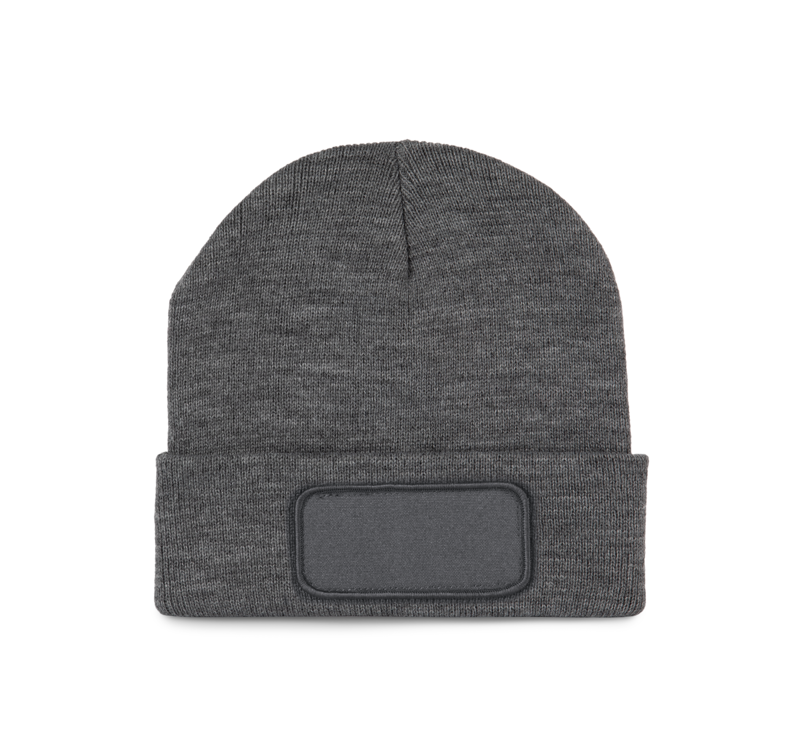 Recycelte Mütze mit Patch