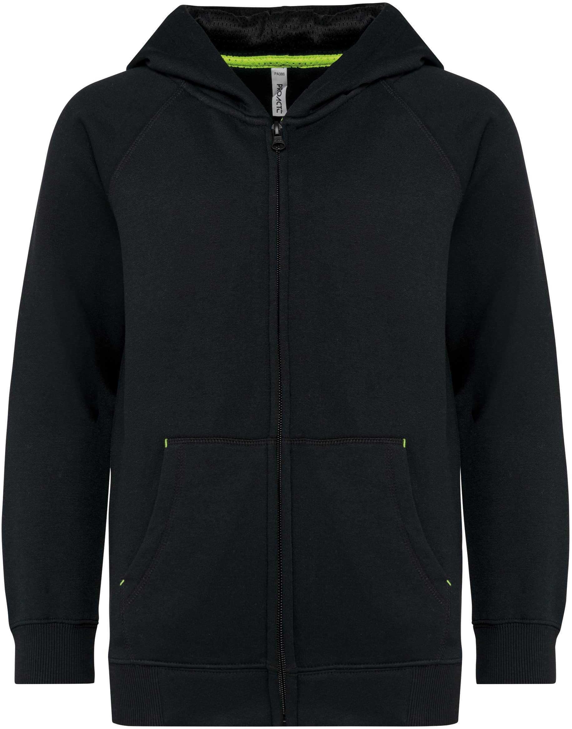 Kinderjacke mit Reißverschluss und Kapuze