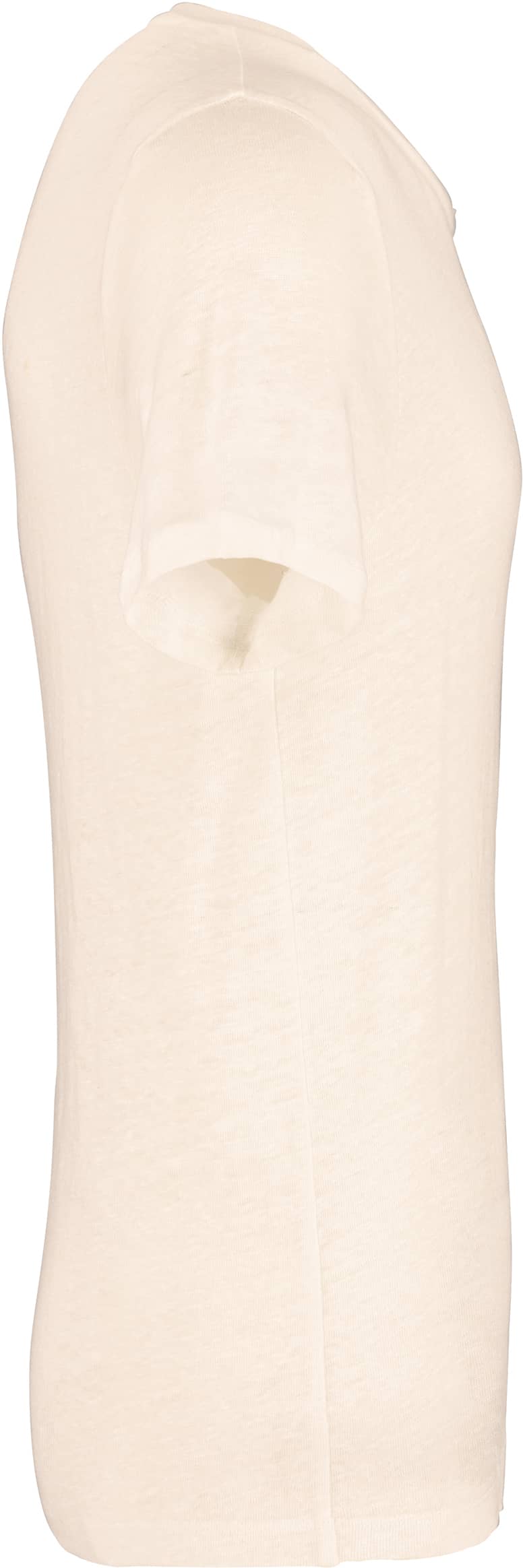 Herren-T-Shirt aus Leinen mit Rundhalsausschnitt