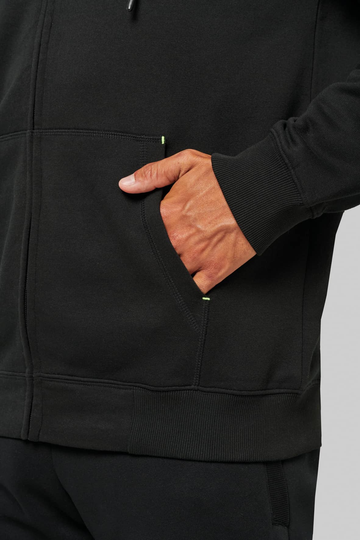 Unisex-Kapuzenjacke mit Zipper