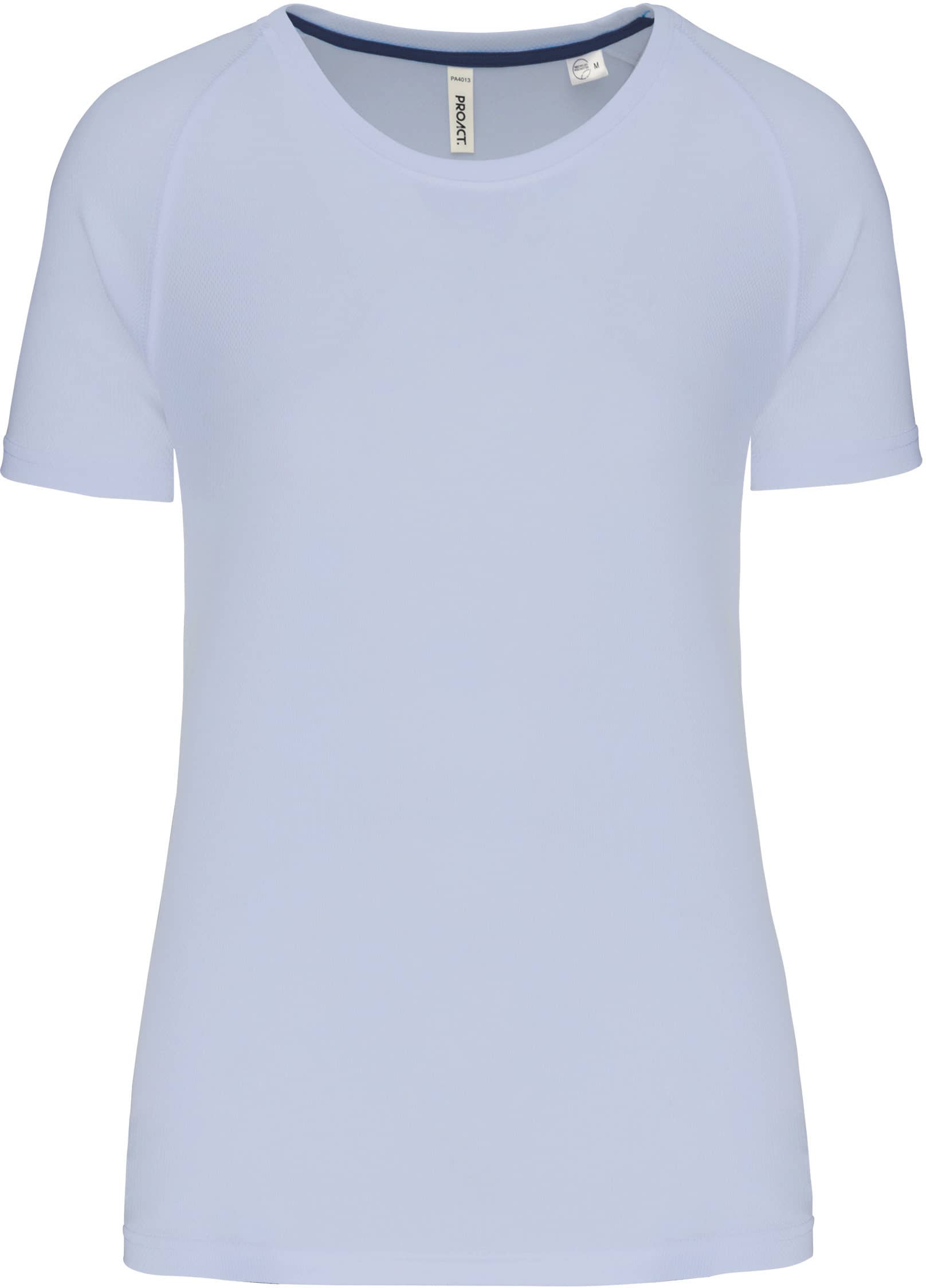 Damen-Sportshirt aus Recyclingmaterial mit Rundhalsausschnitt