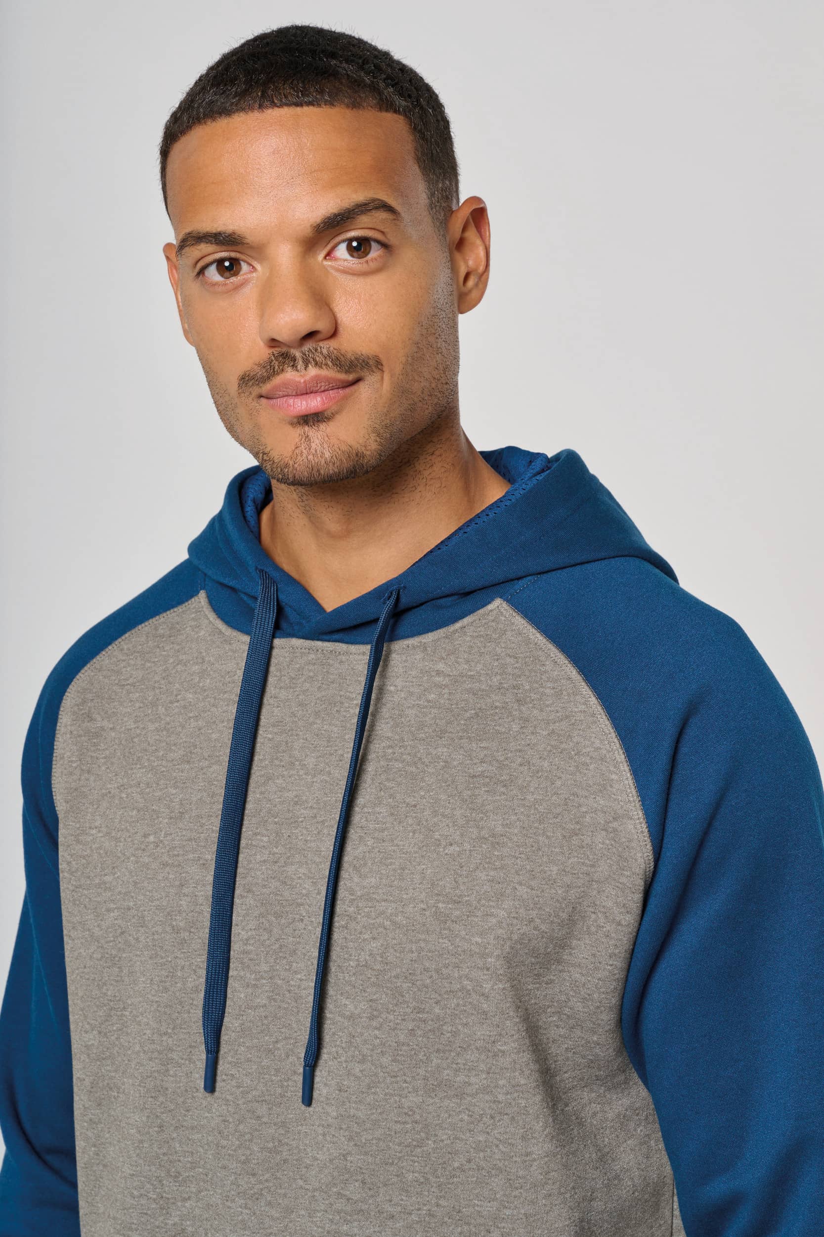 Zweifarbiges Kapuzensweatshirt für Erwachsene