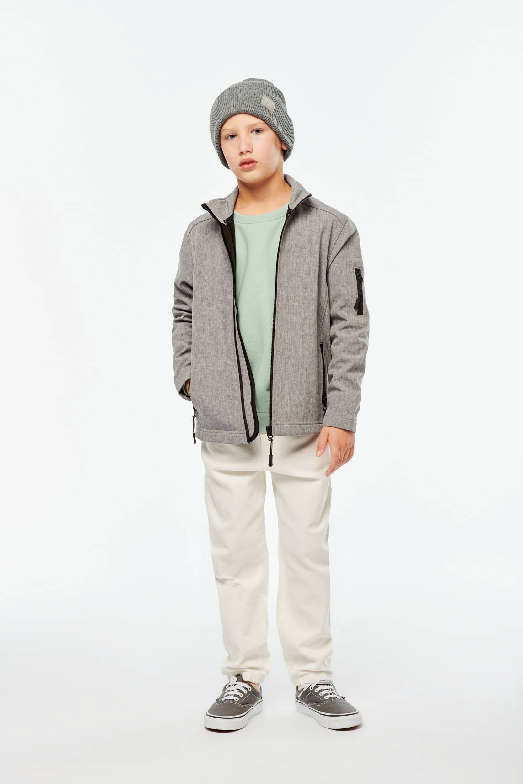 Kinder Softshell-Jacke