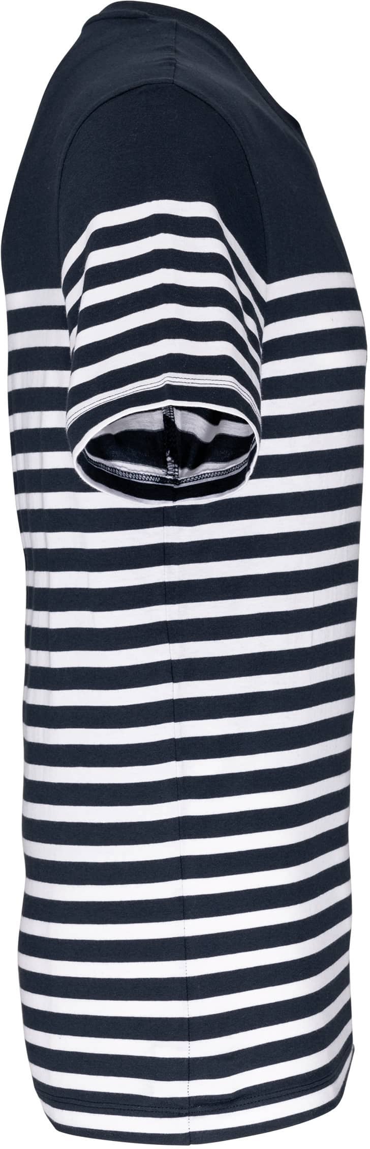 T-Shirt im Marine-Stil mit Rundhalsausschnitt Bio Herren
