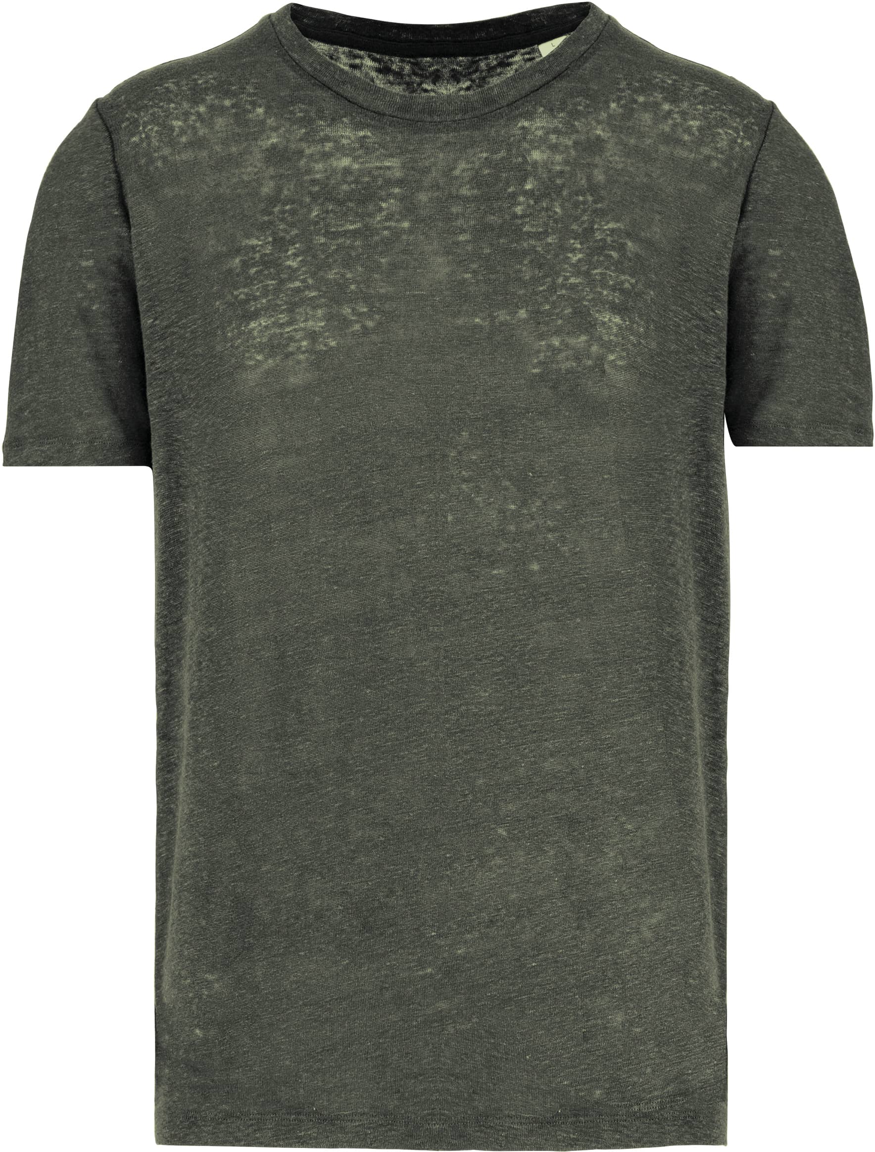Herren-T-Shirt aus Leinen mit Rundhalsausschnitt