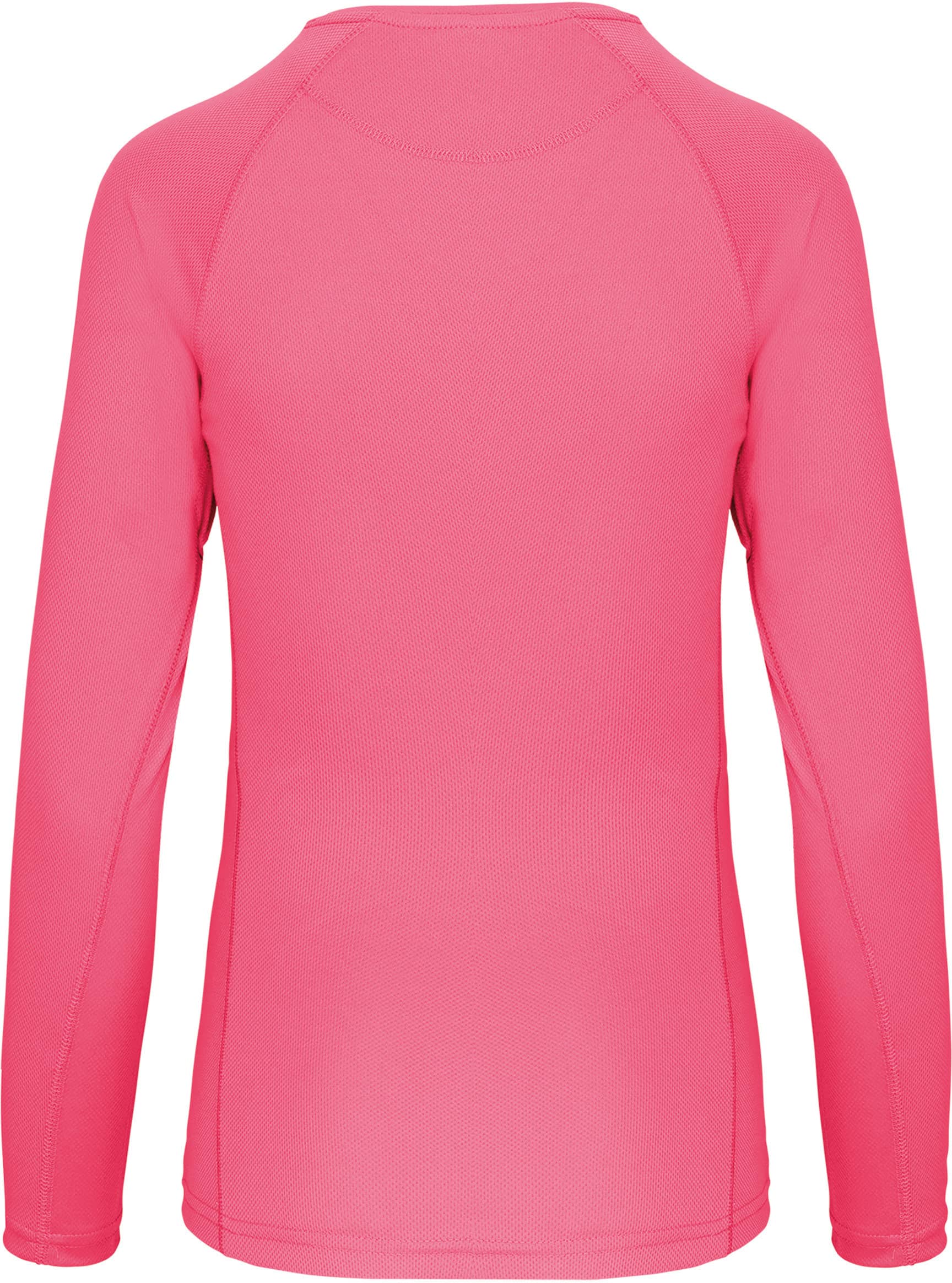 Damen Basic Sport Funktionsshirt Langarm - Fluorescent