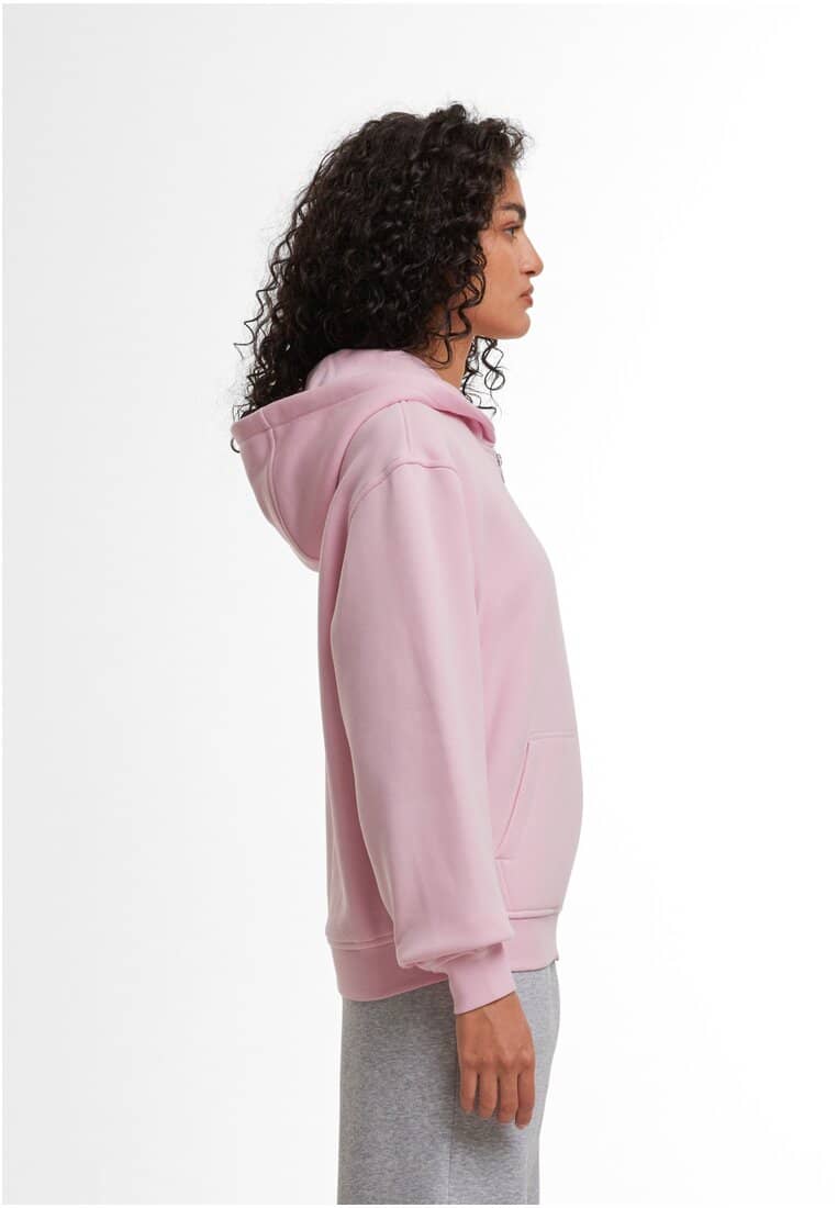 Ladies Loose Fit Zip Hoody