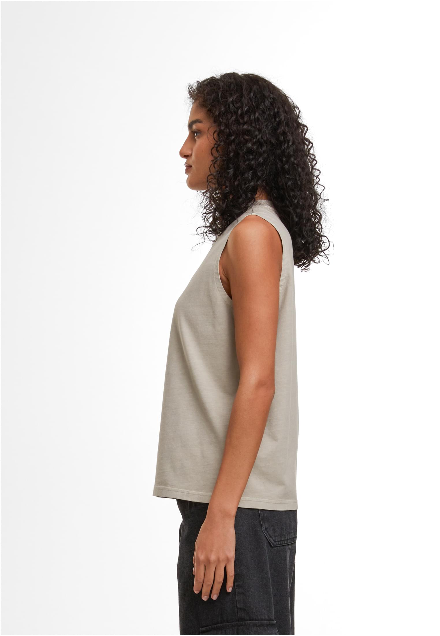 Ladies Vintage Washed Sleeveless Tee
