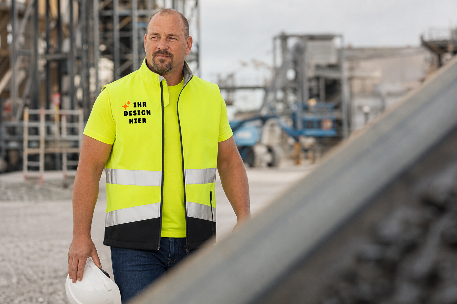 Warnschutzkleidung veredeln