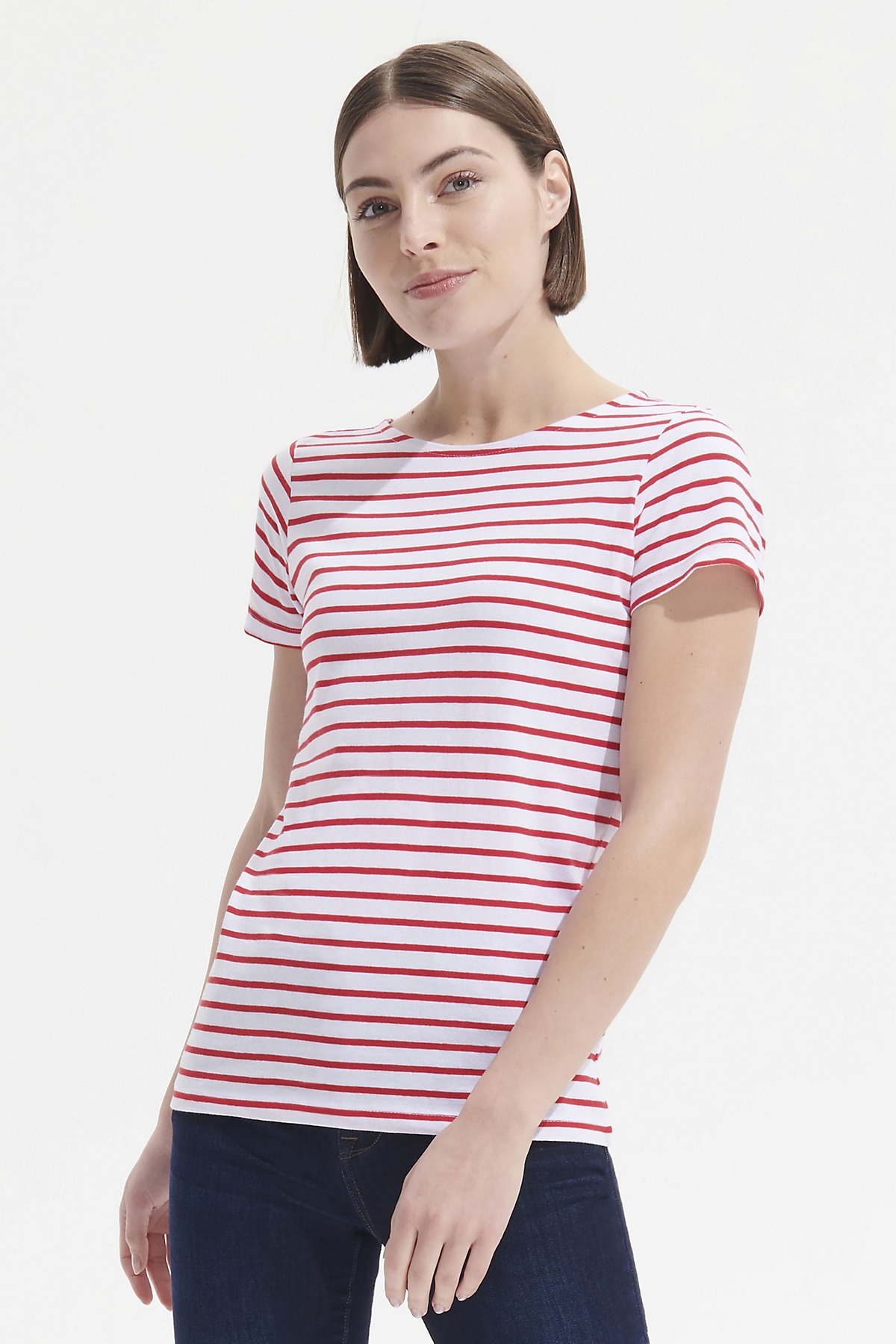 Women´s Round Neck Striped T-Shirt Miles