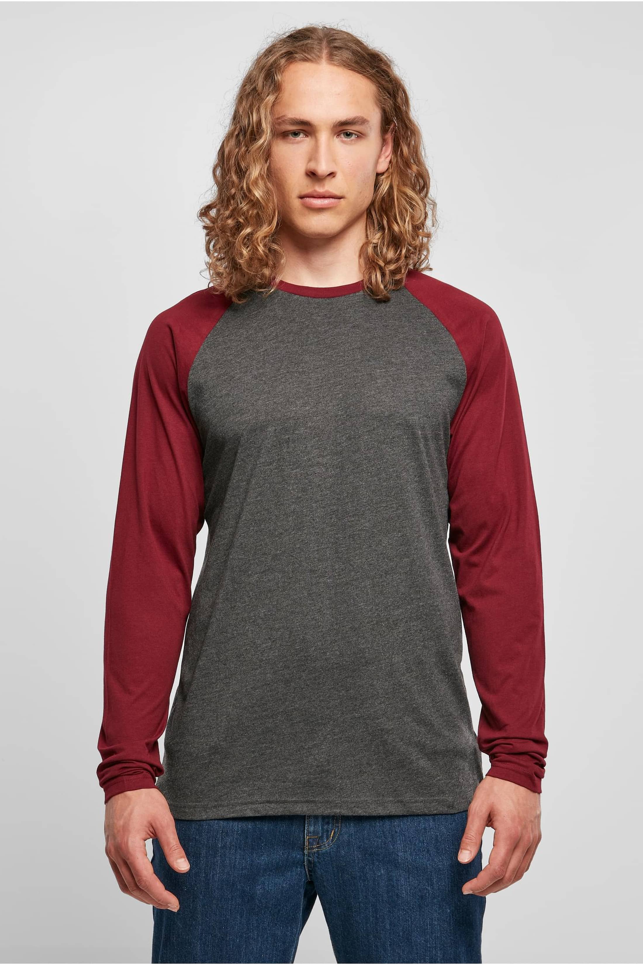 Men´s Contrast Raglan Longsleeve T-Shirt
