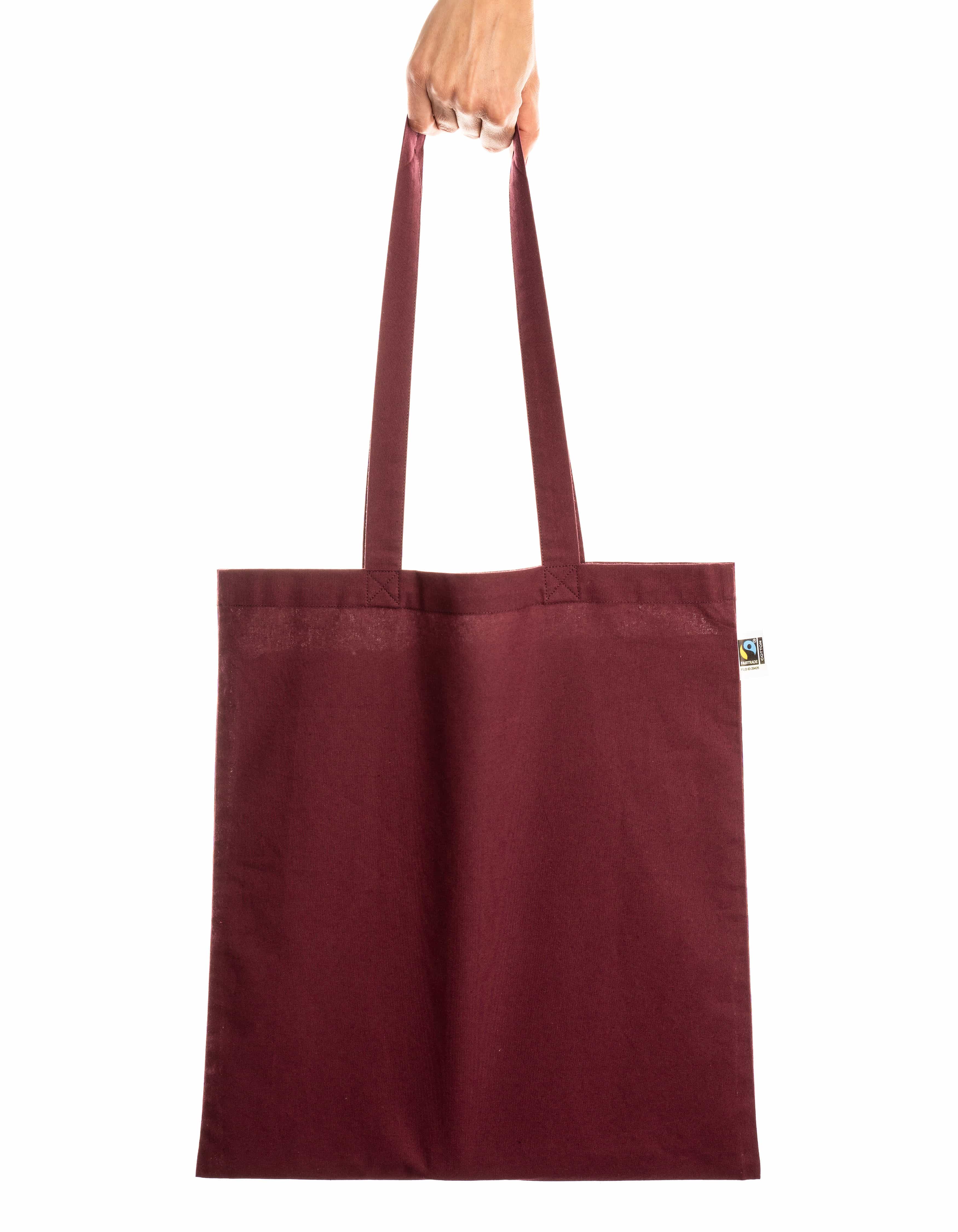 Fairtrade Cotton Bag Long Handles