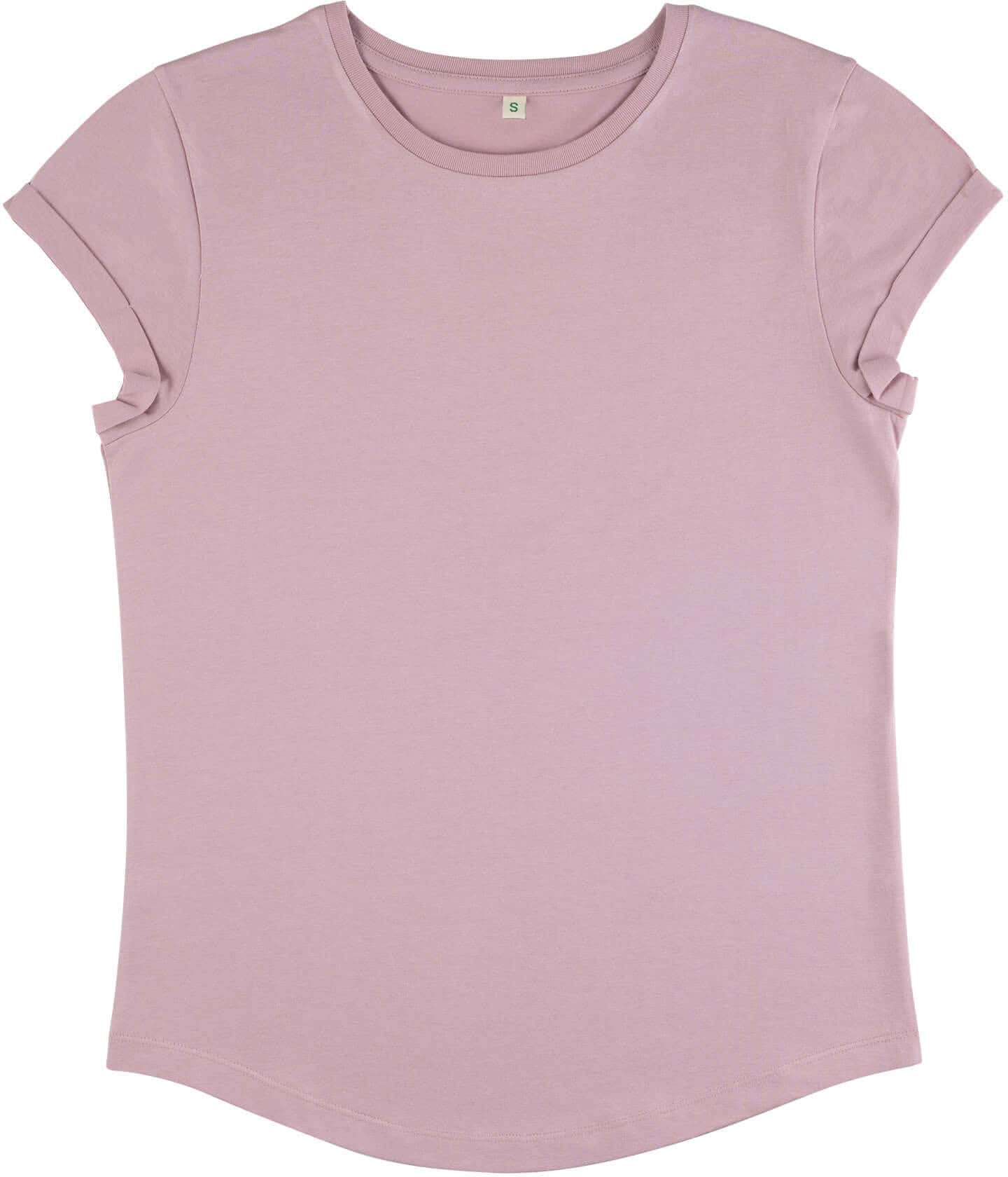 Women`s Rolled Up Sleeve Organic