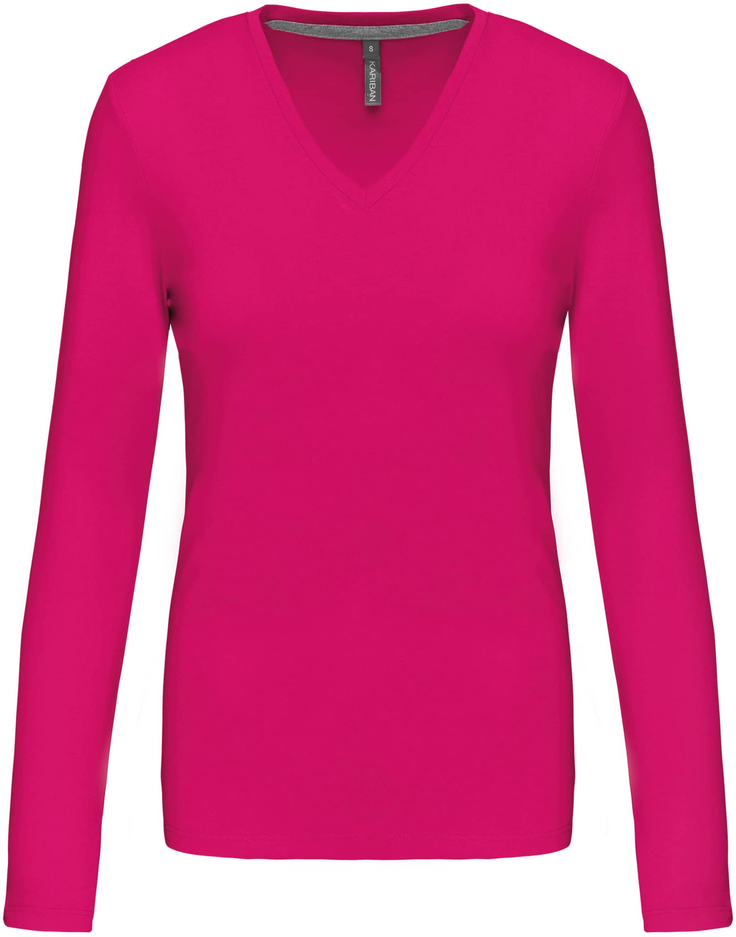 Ladies` Longsleeve V-Neck T-Shirt