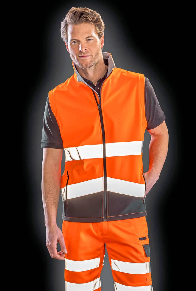 Printable Safety Softshell Gilet