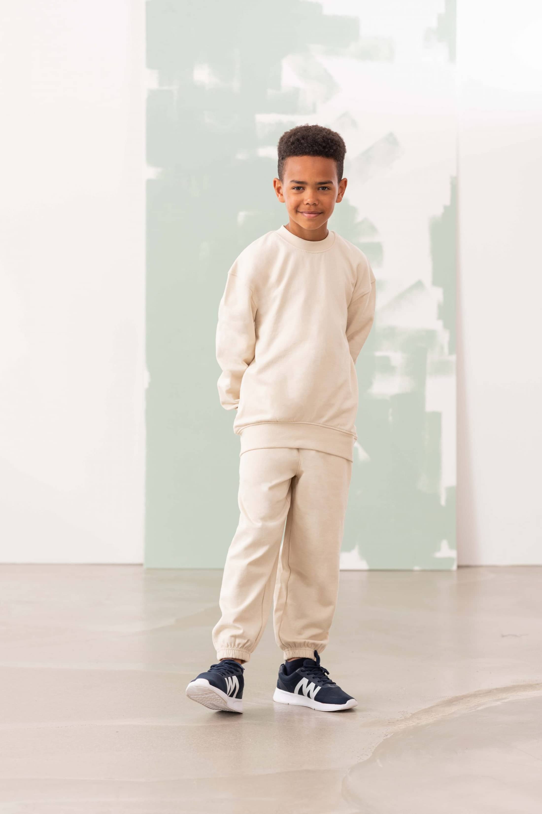Kids' Sustainable Fashion Curved Hem Sweat