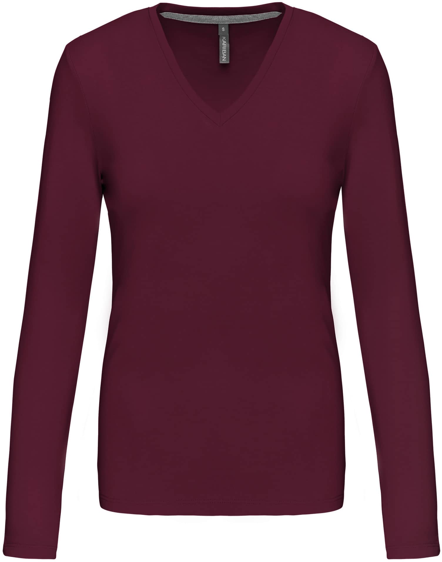 Ladies` Longsleeve V-Neck T-Shirt