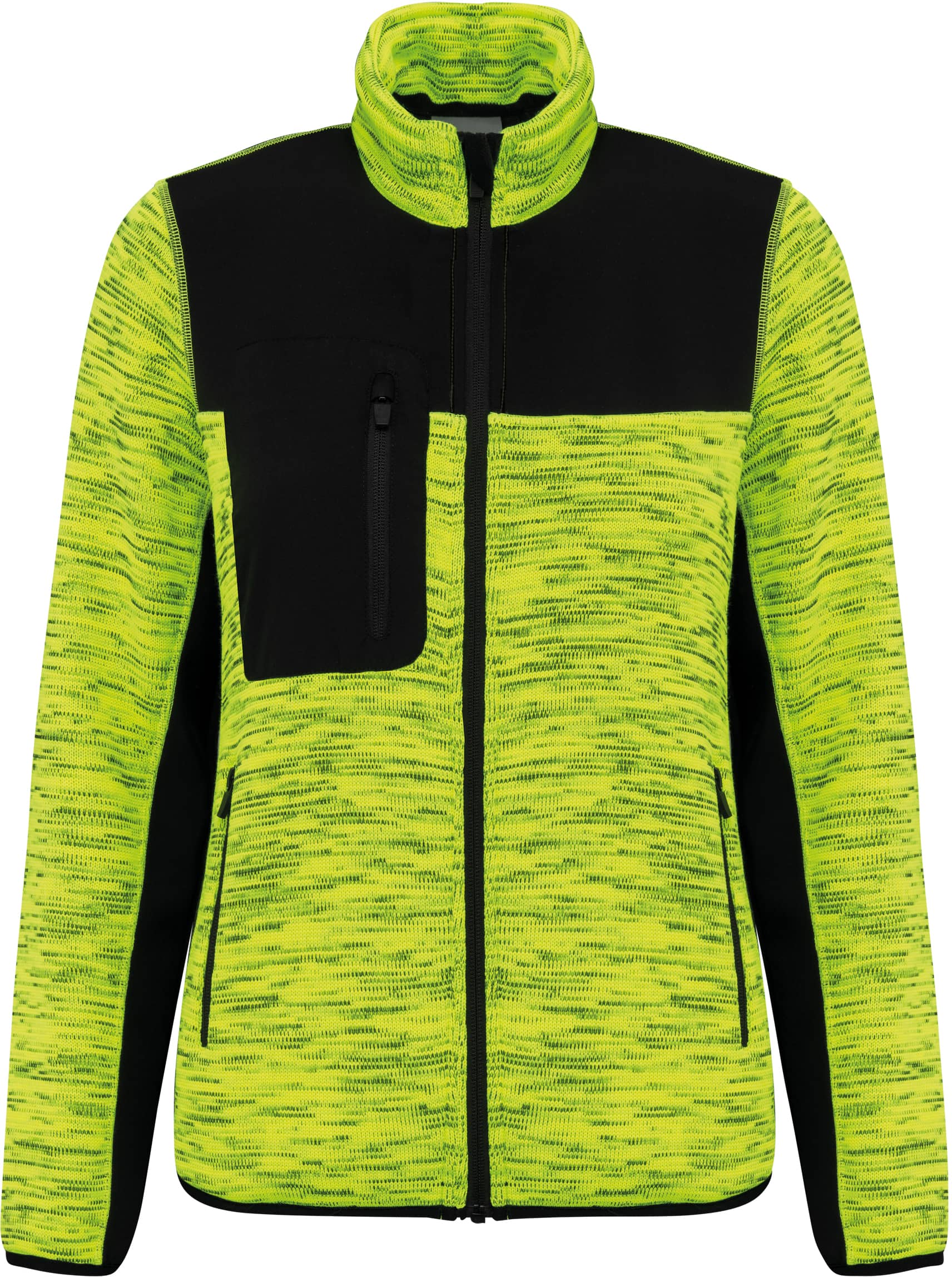Recycelte Jacke aus Polyestertrikot für Damen