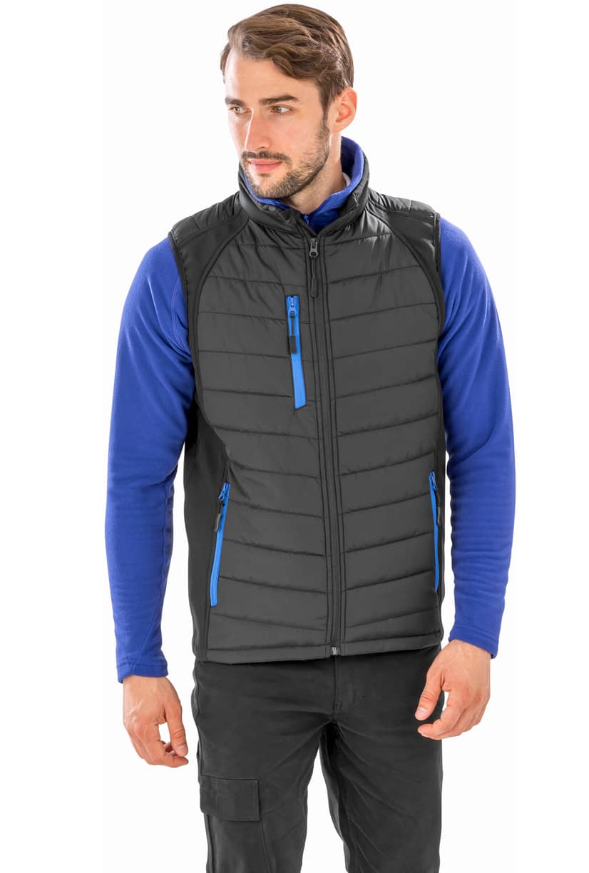 Recycled Compass Padded Softshell Gilet