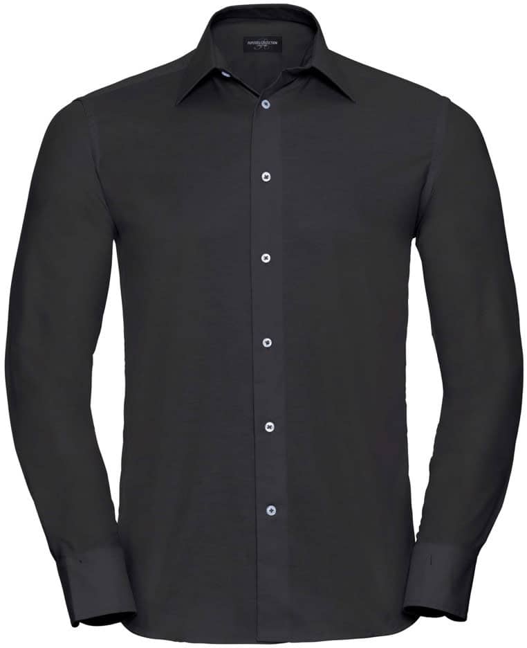 Men's Long Sleeve Tailored Oxford Shirt