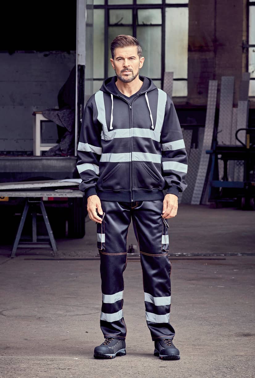 Hi-Vis Zip Hoodie