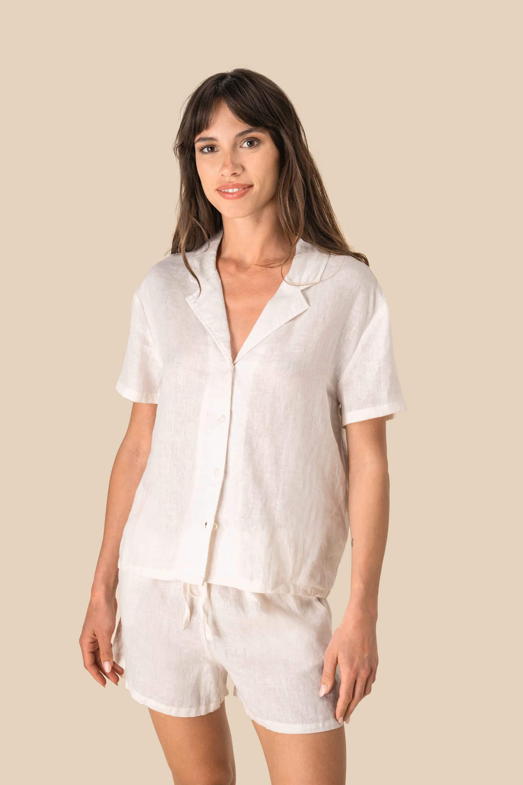 Leinenshorts für Damen