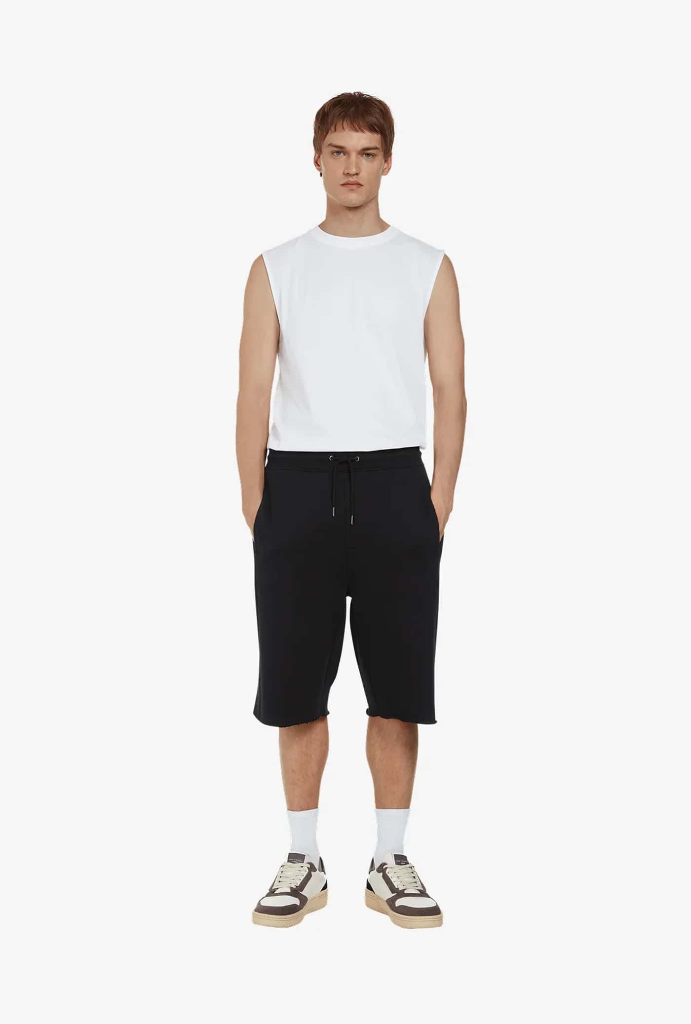 Raw Hem Sweat Shorts