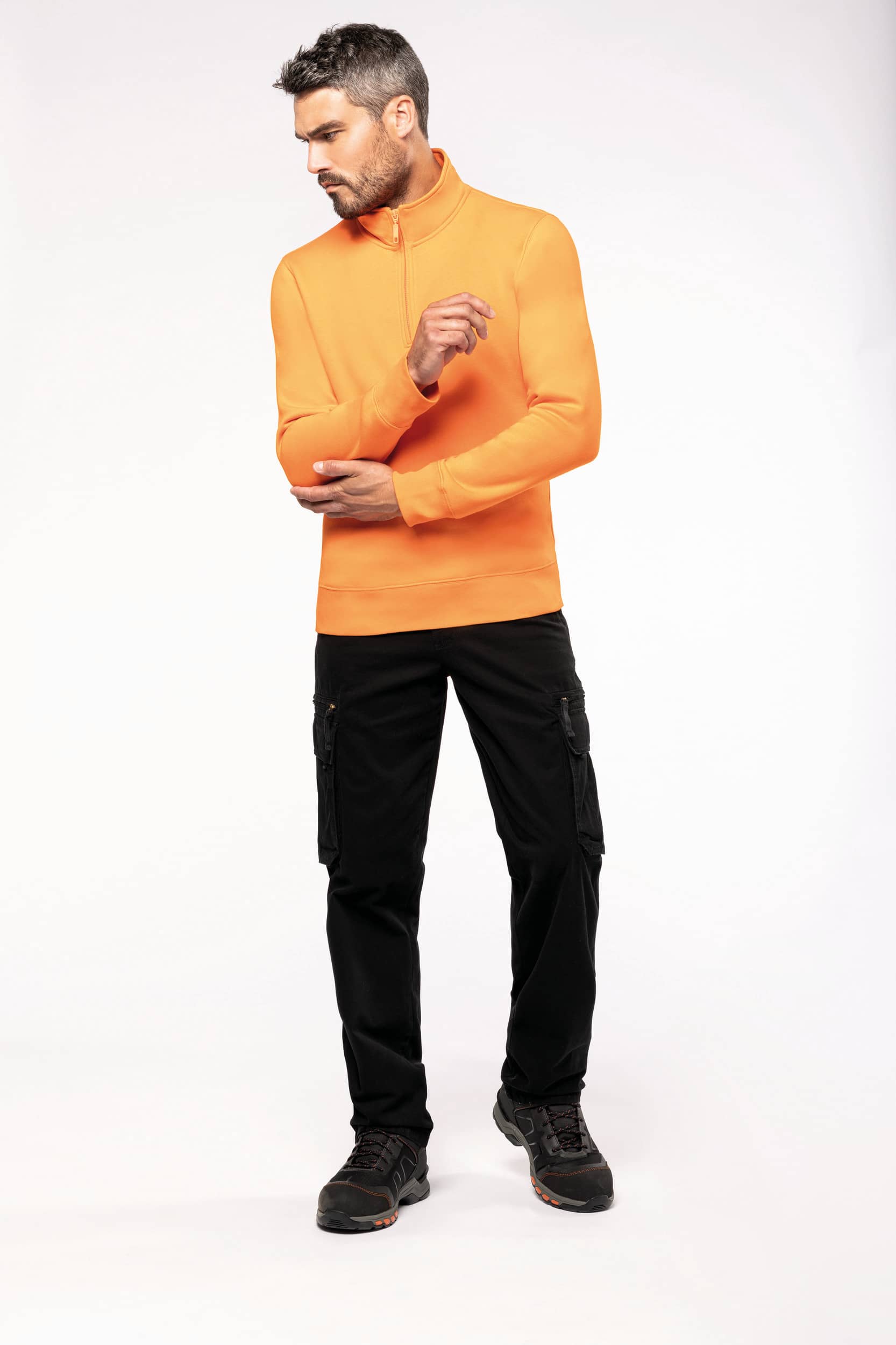 Sweatshirt mit Reißverschlusskragen