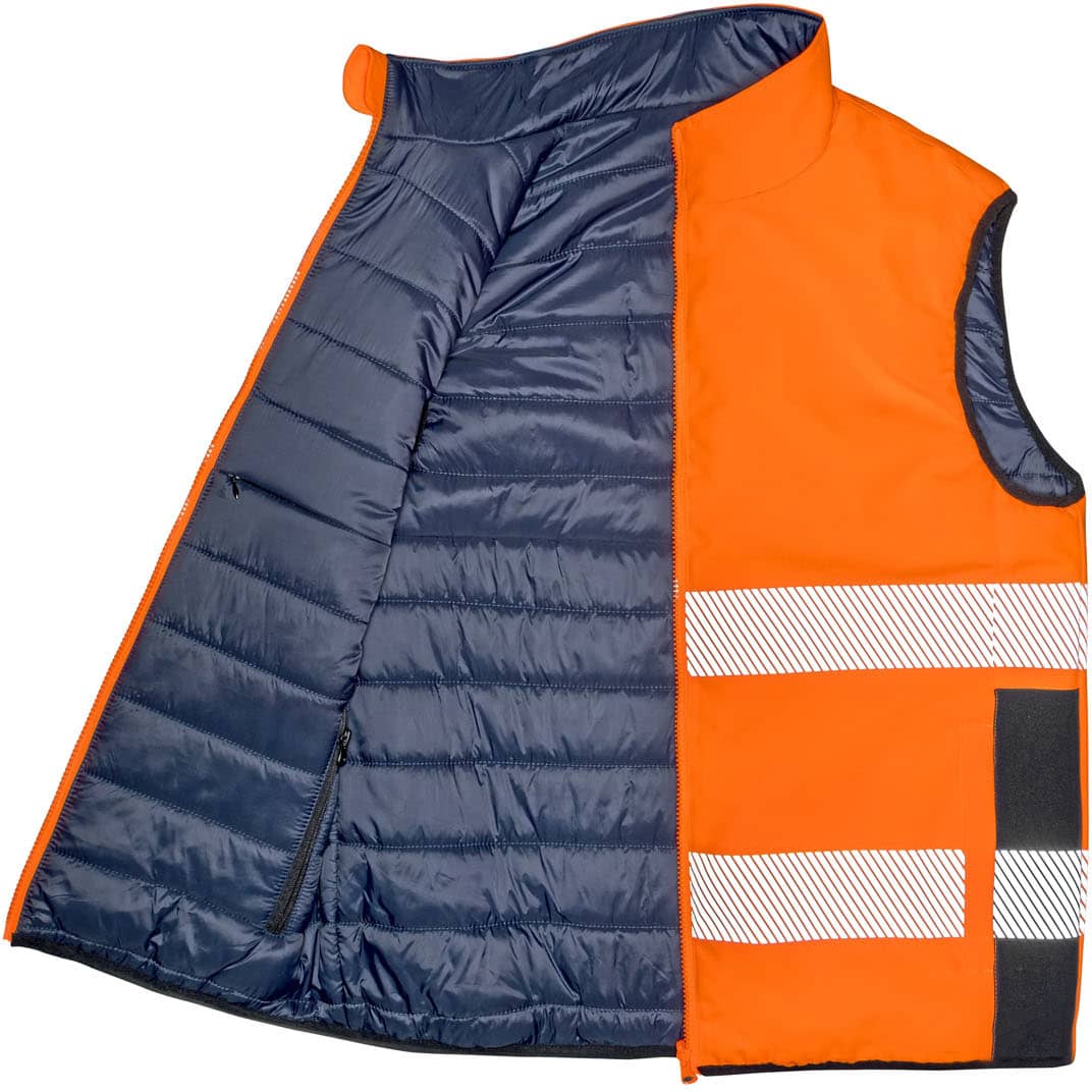 Reversible Soft Padded Safety Gilet