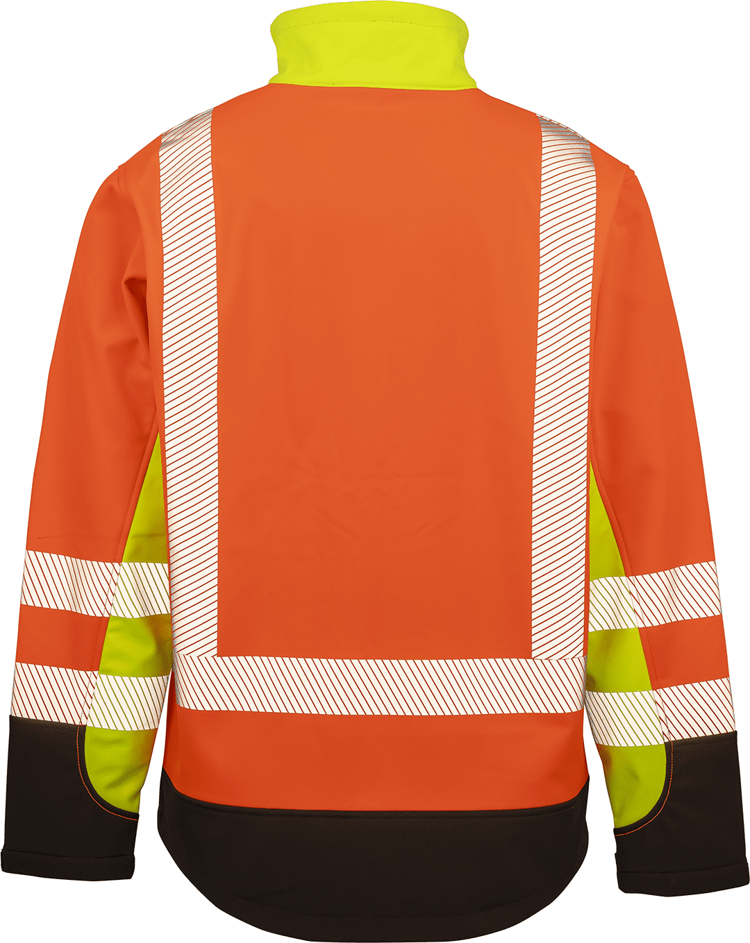 Recycled 3-Layer Printable 3-Tone Safety Softshell Jacket