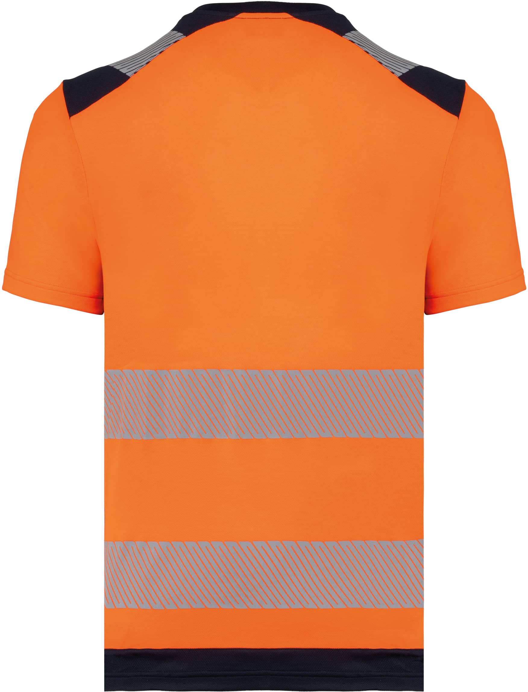 Recyceltes Sicherheits-T-Shirt mit Rundhalsausschnitt und kurzen Ärmeln
