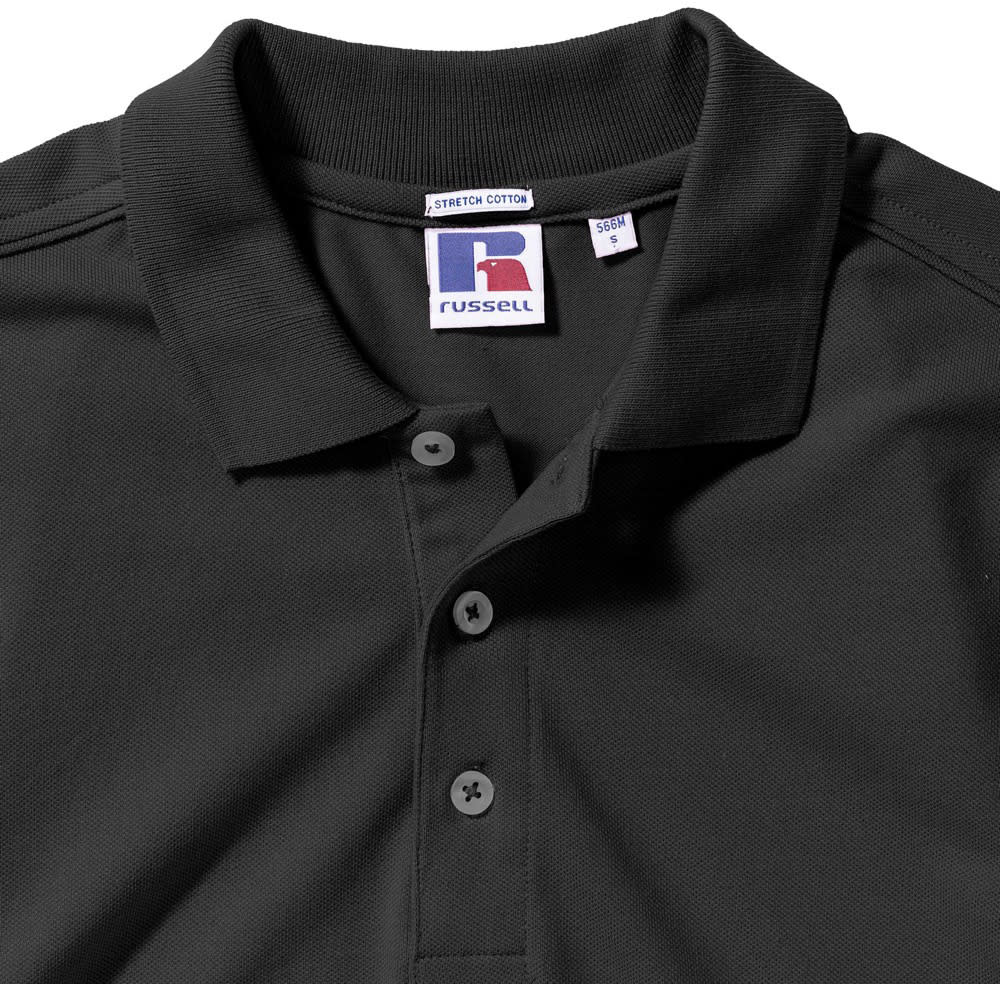 Men's Fitted Stretch Polo