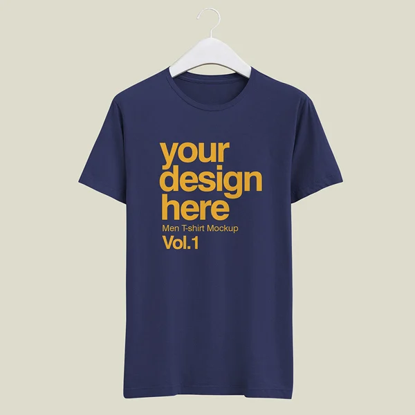 T-Shirt Template mit Kontrastfarben