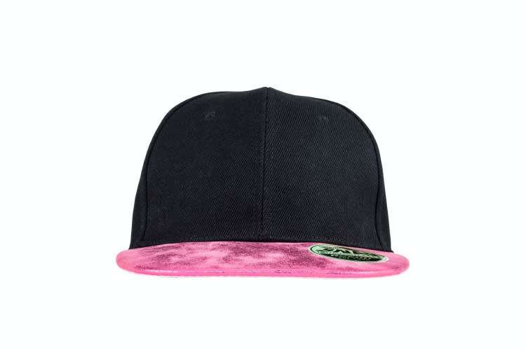 Bronx Flat Glitter Peak Snapback Cap