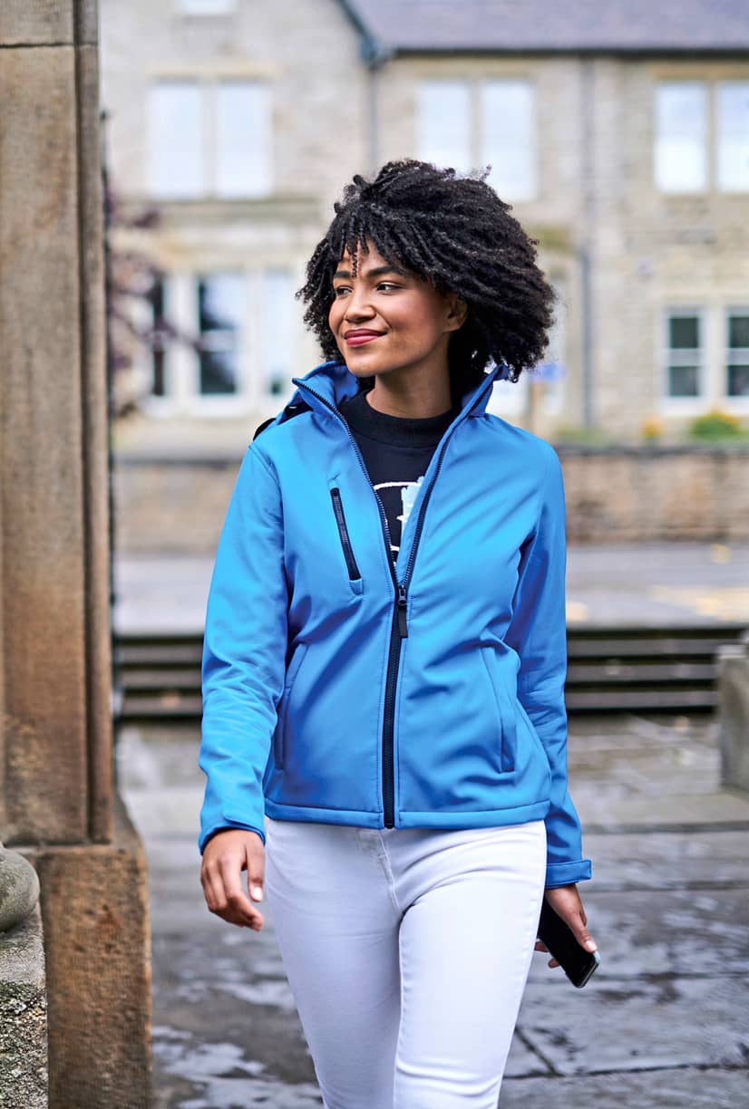 Women´s Venturer 3-Layer Printable Hooded Softshell Jacket