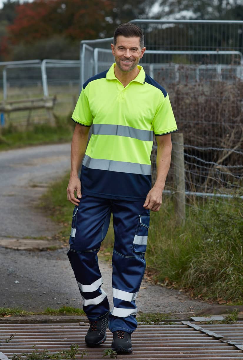 Hi-Vis Two-Tone Polo