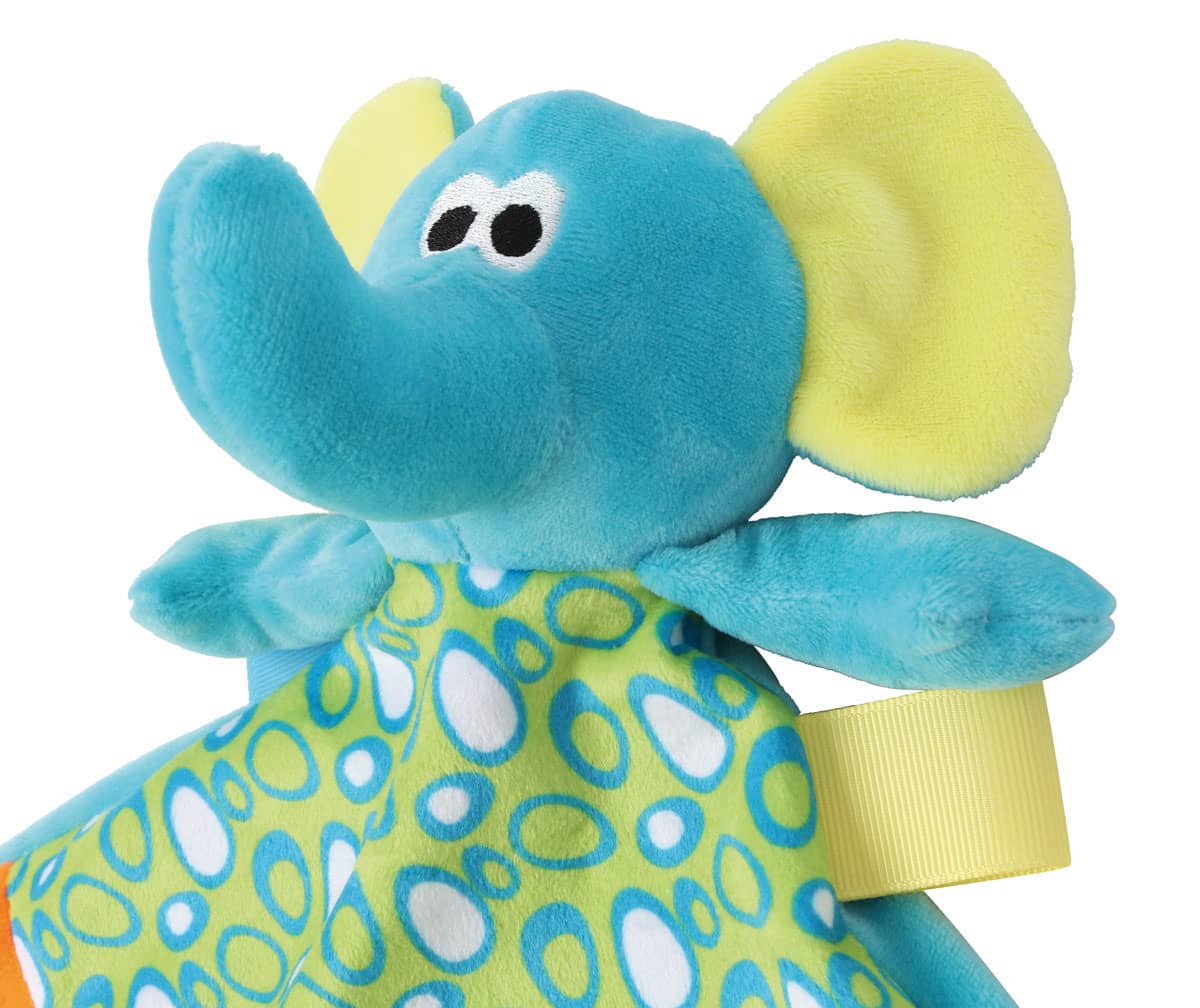 Baby Multi Coloured Comforter With Rattle