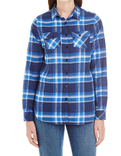 Ladies´ Woven Plaid Flannel Shirt