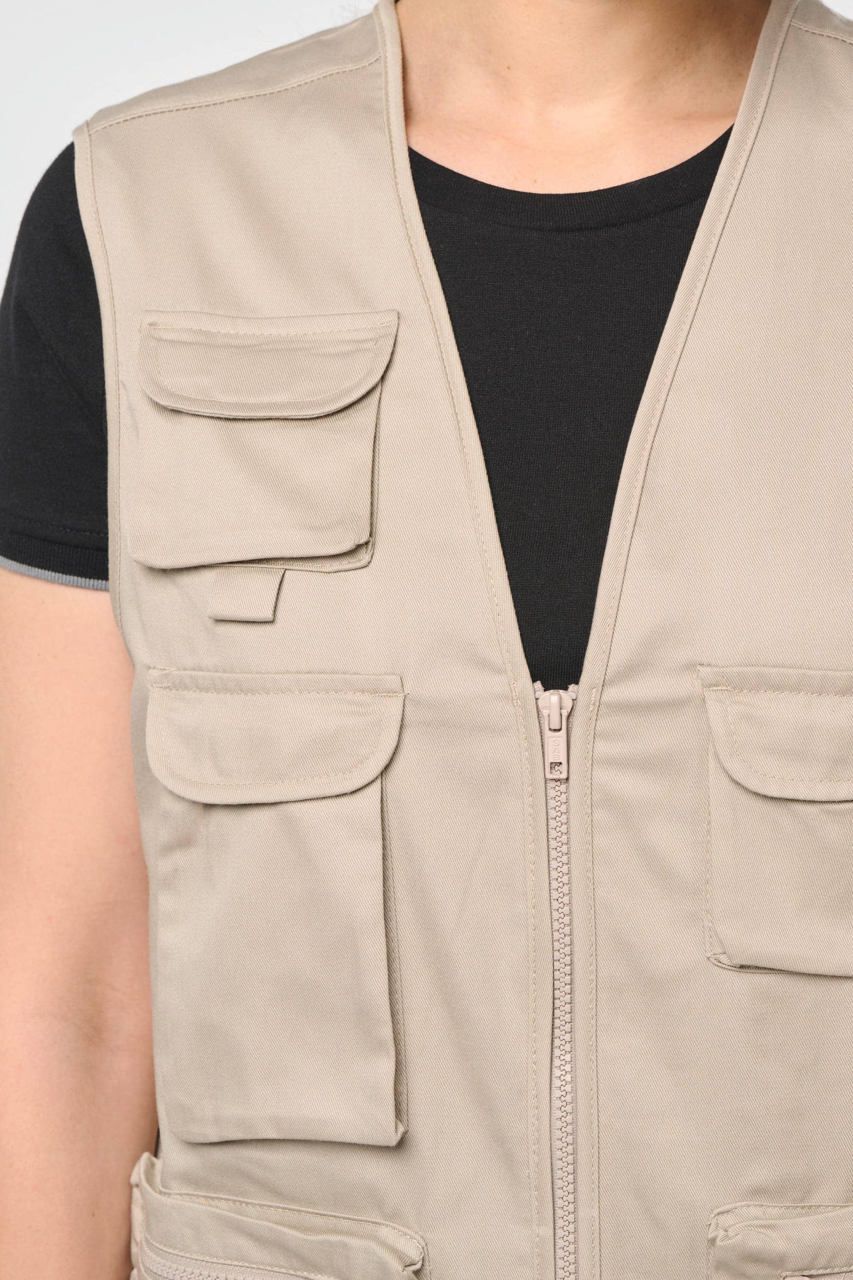 Gefütterte Unisex-Weste aus  Baumwollpolyester 609