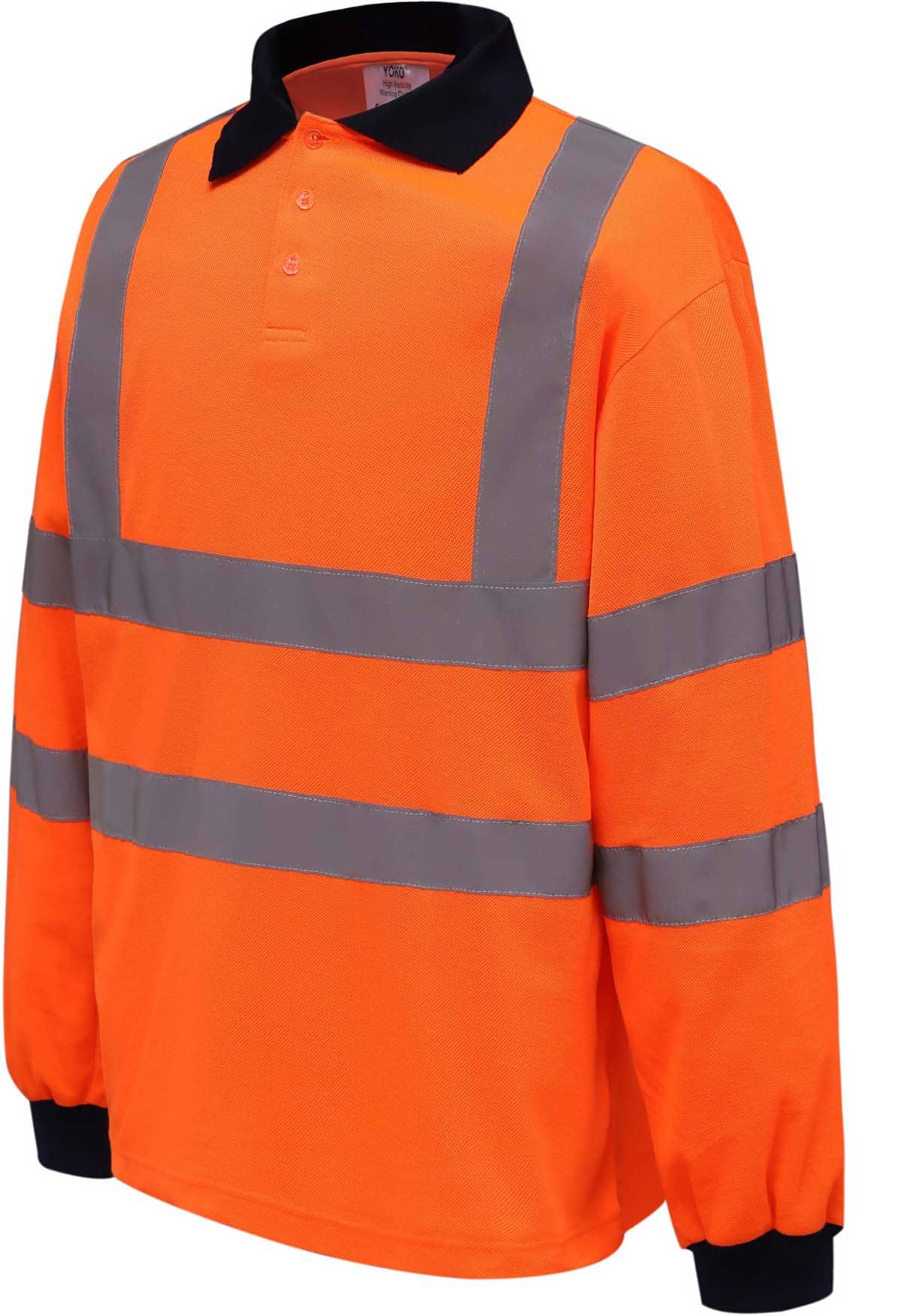Hi-Vis Long Sleeve Polo