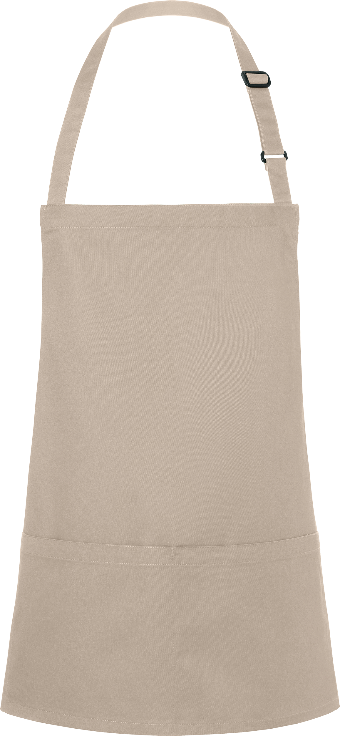 Kurze Latzschürze Basic mit Schnalle und Tasche