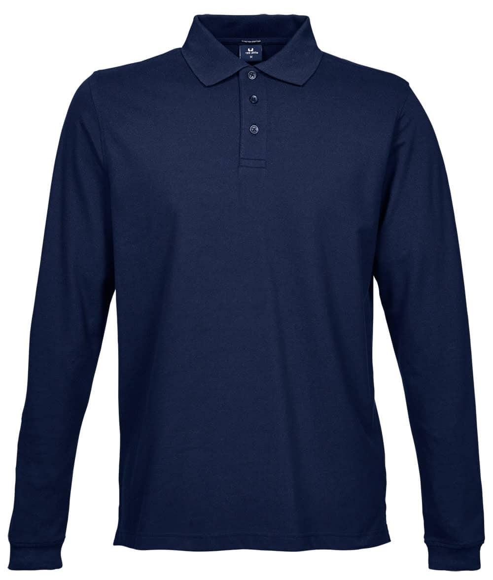 Men´s Luxury Stretch Long Sleeve Polo