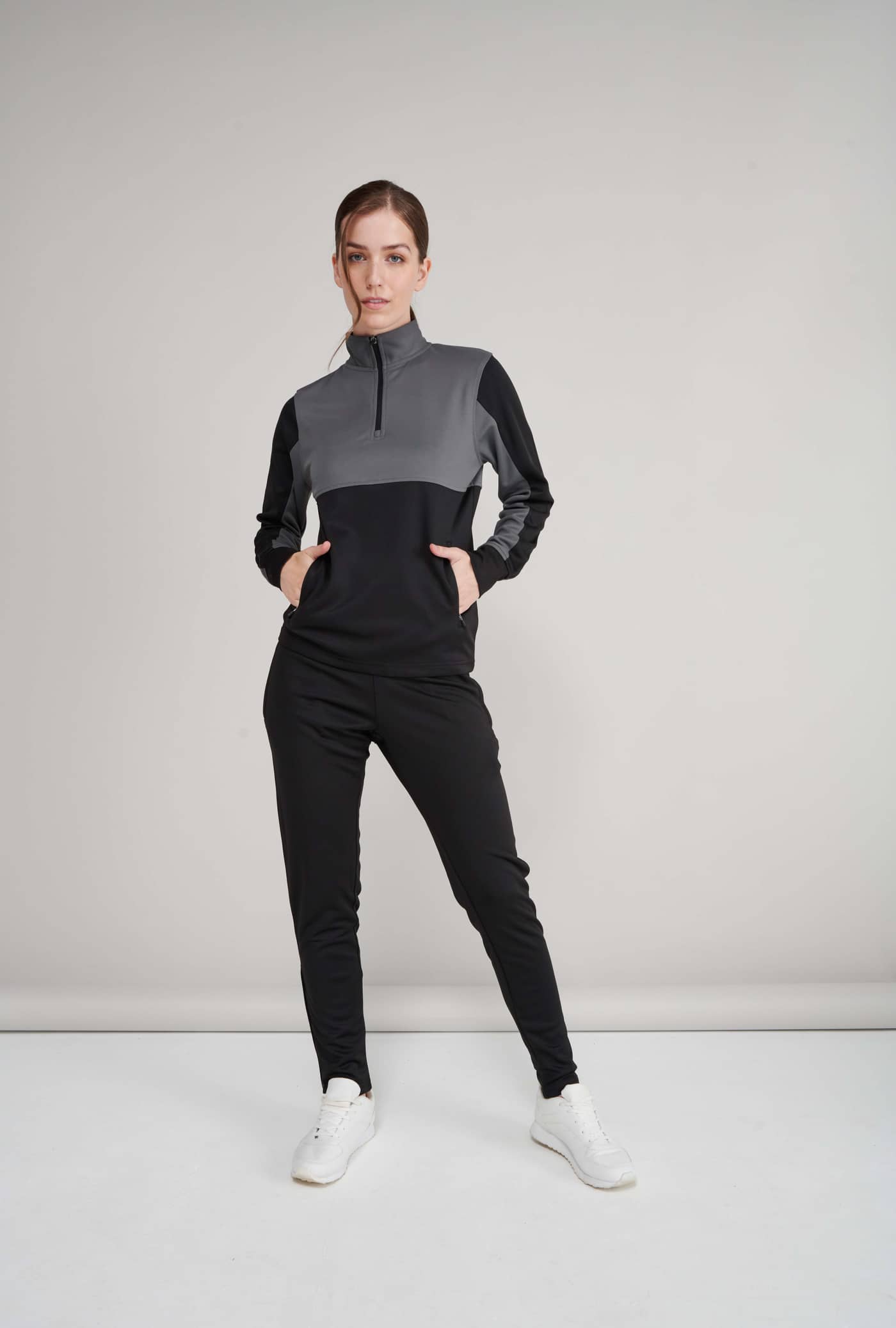 Adults 1/4 Zip Tracksuit Top