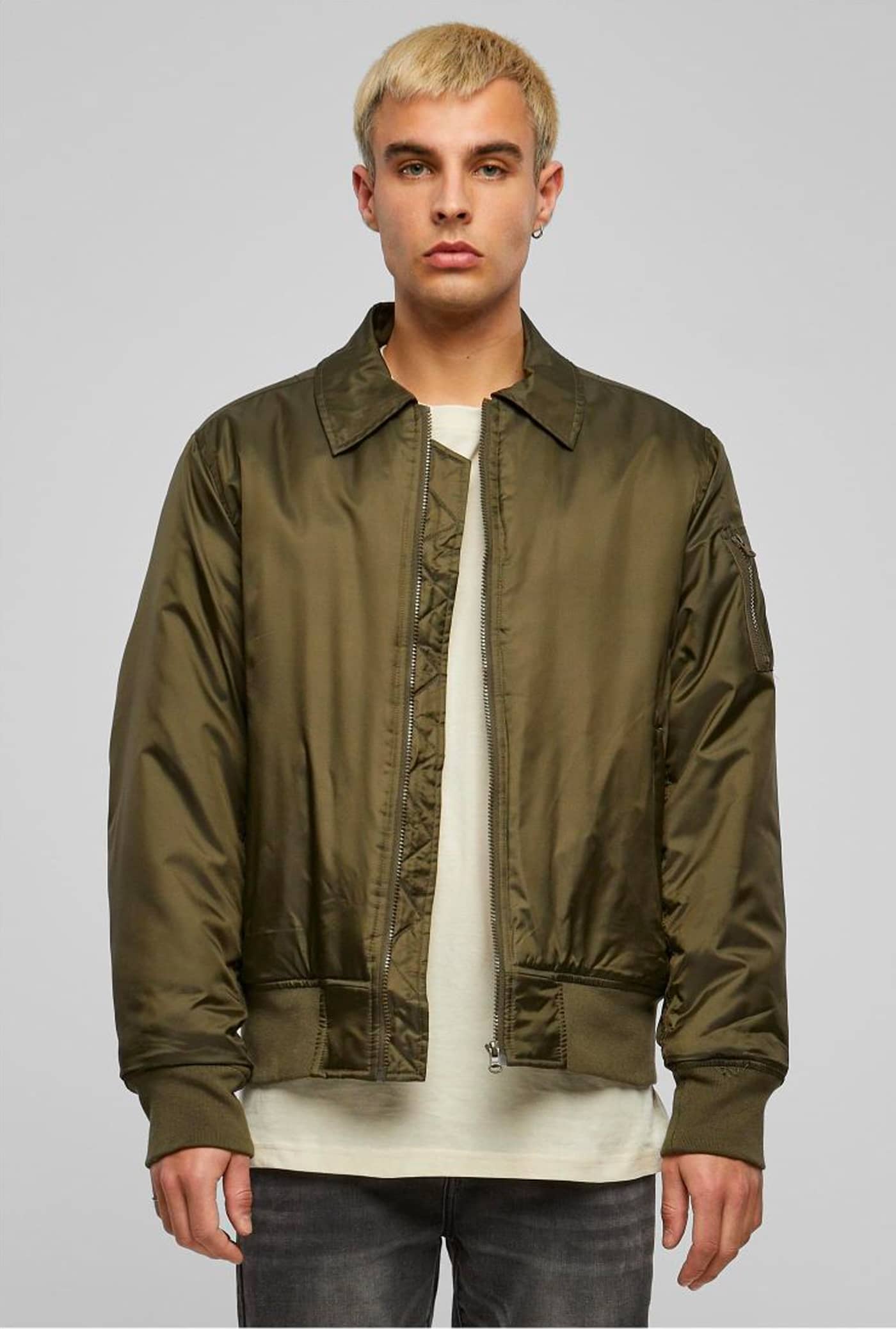 Collar Bomber Jacket