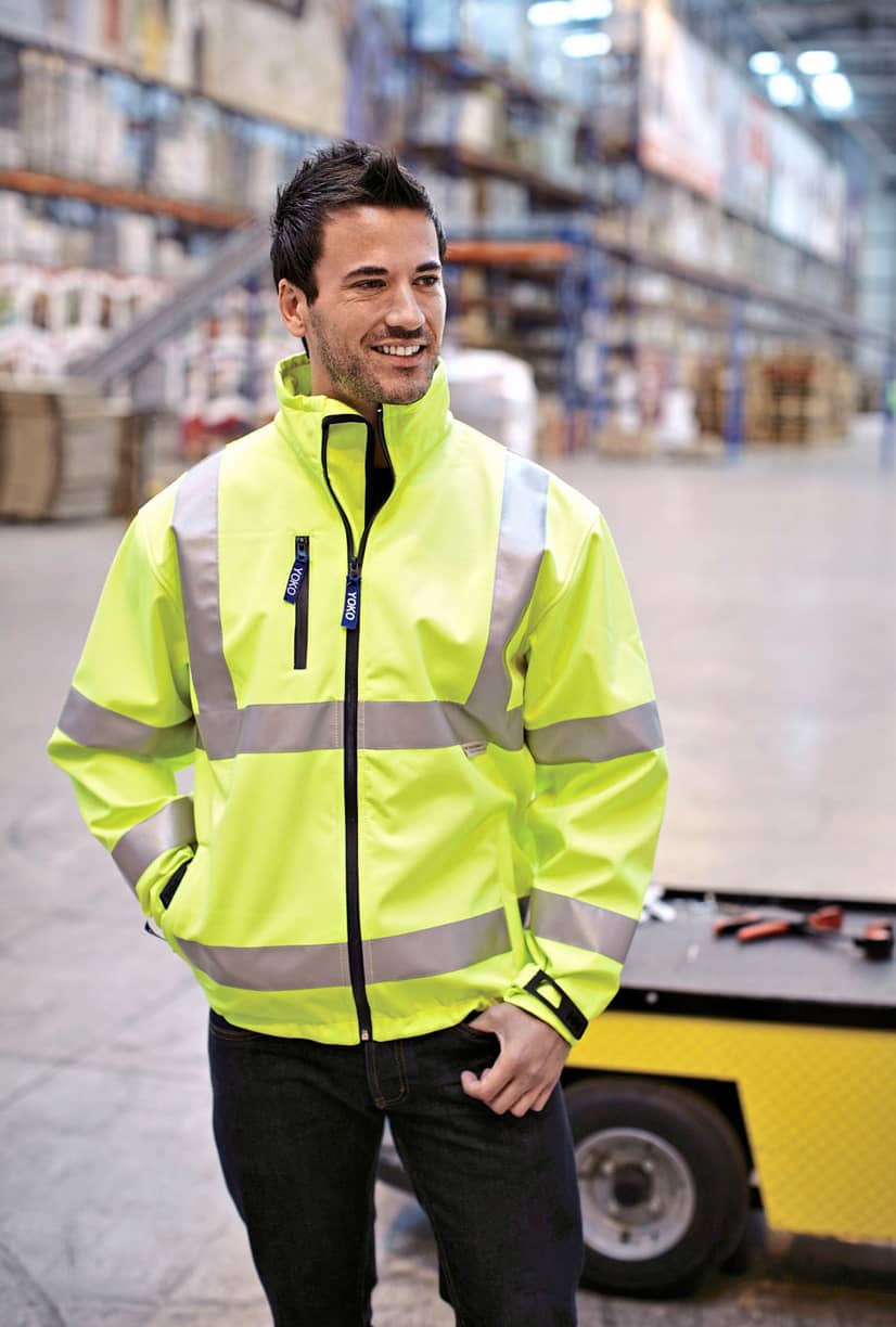 Hi-Vis 2 Bands & Braces Softshell Jacket